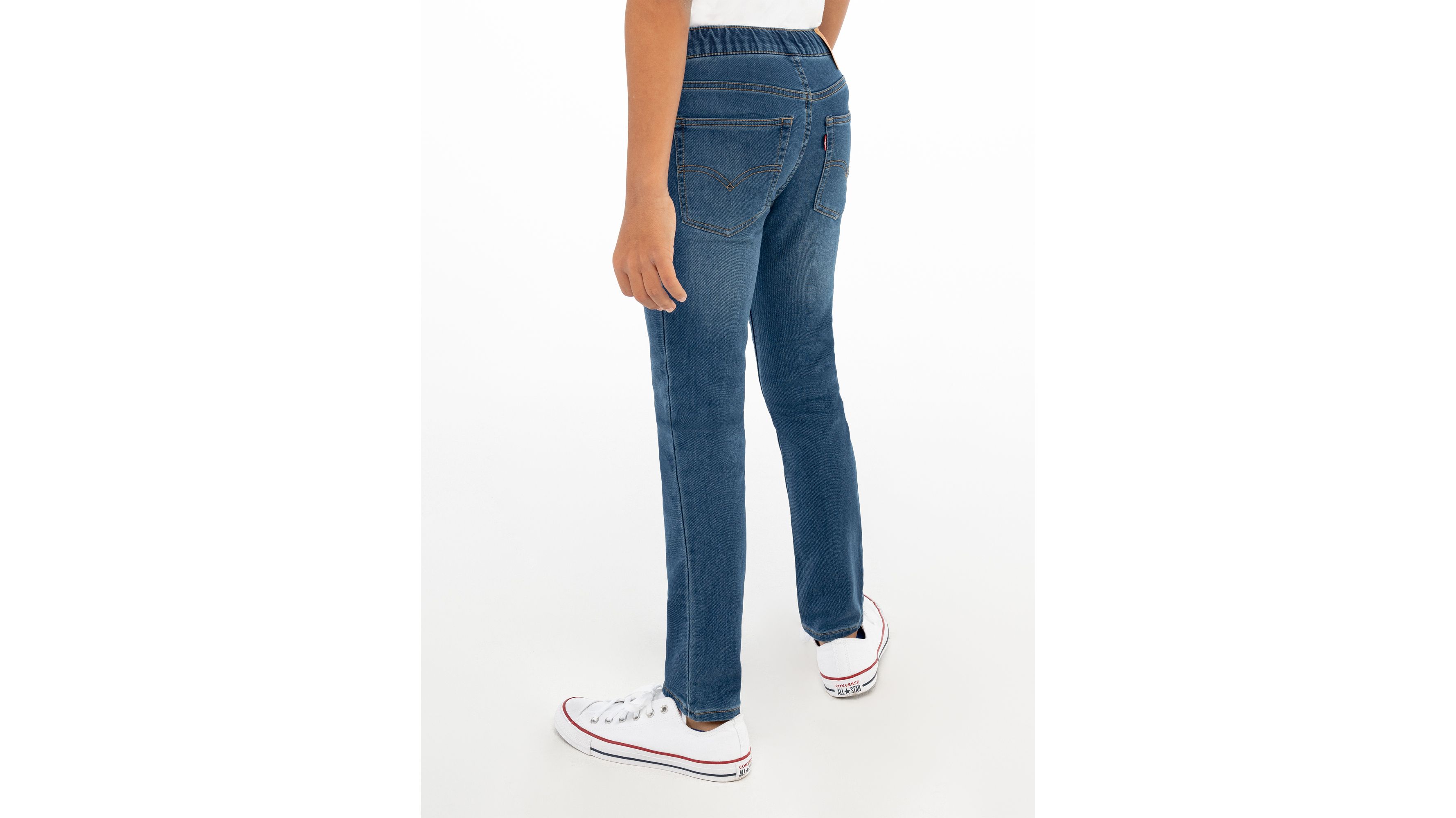 Levi's Pull On Skinny Big Boys Pants 8-20 12 In Blue