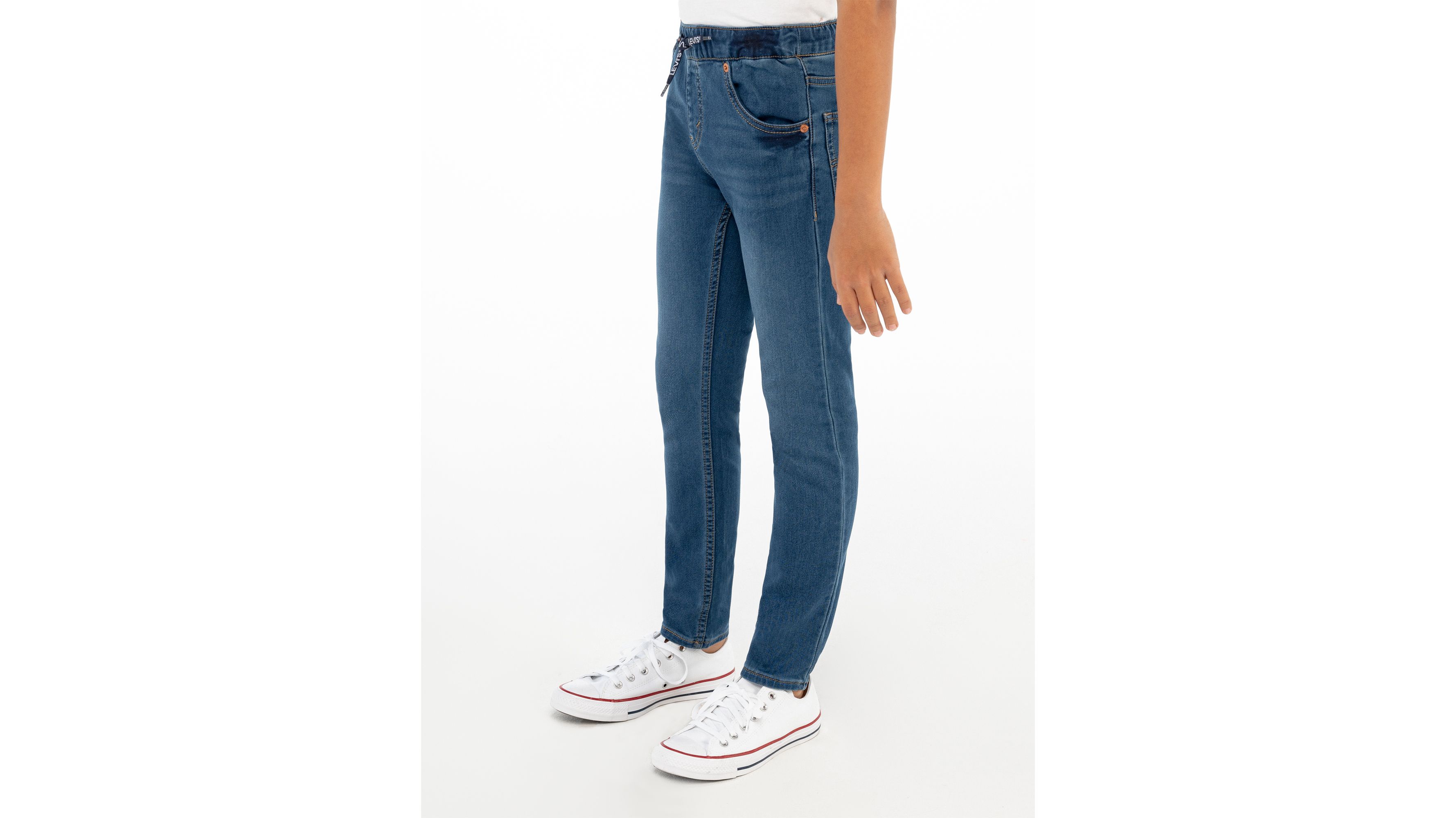 Levi's Pull On Skinny Big Boys Pants 8-20 12 In Blue