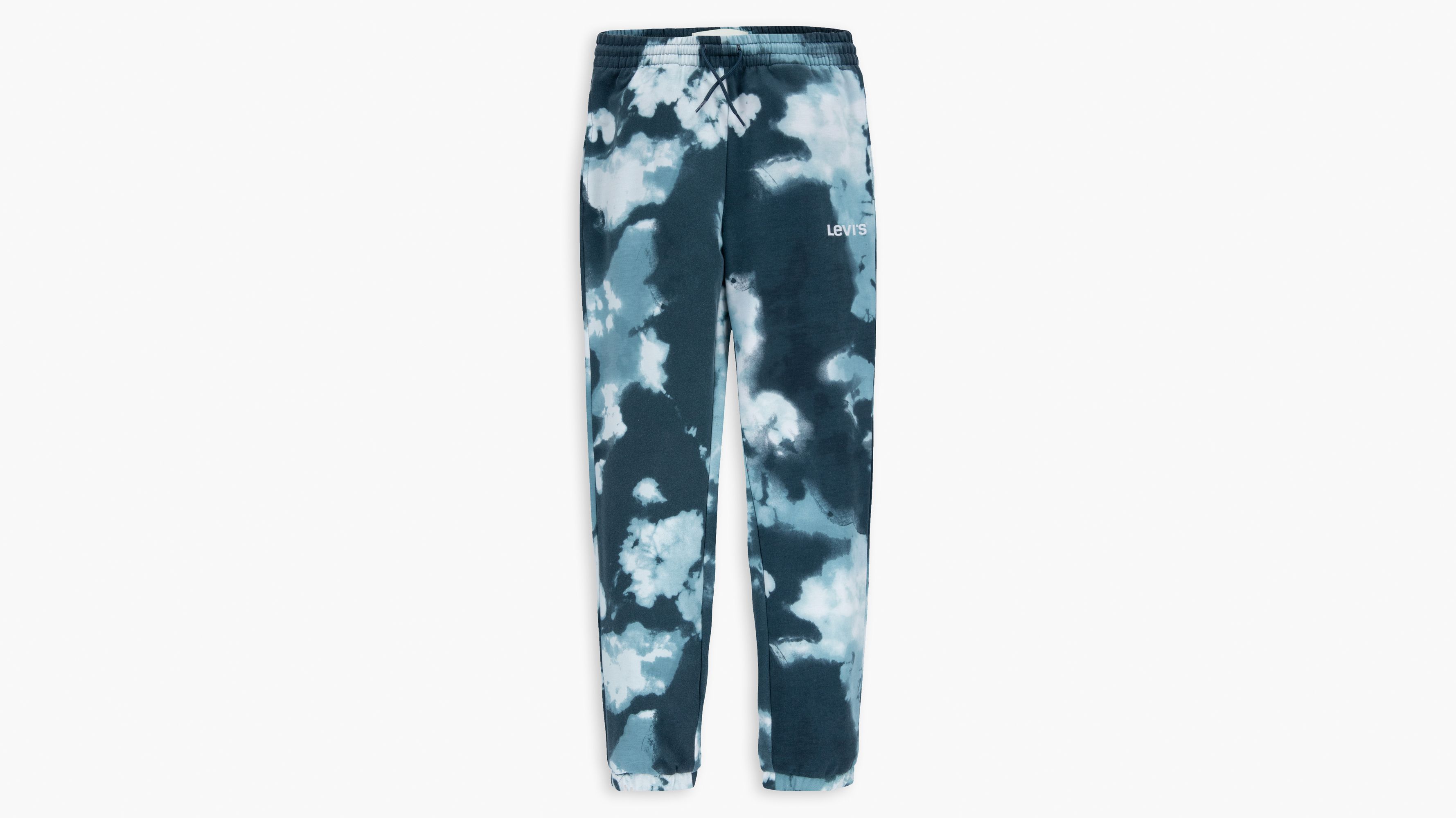 Big Boys Relaxed Tie Dye Joggers S-xl - Grey