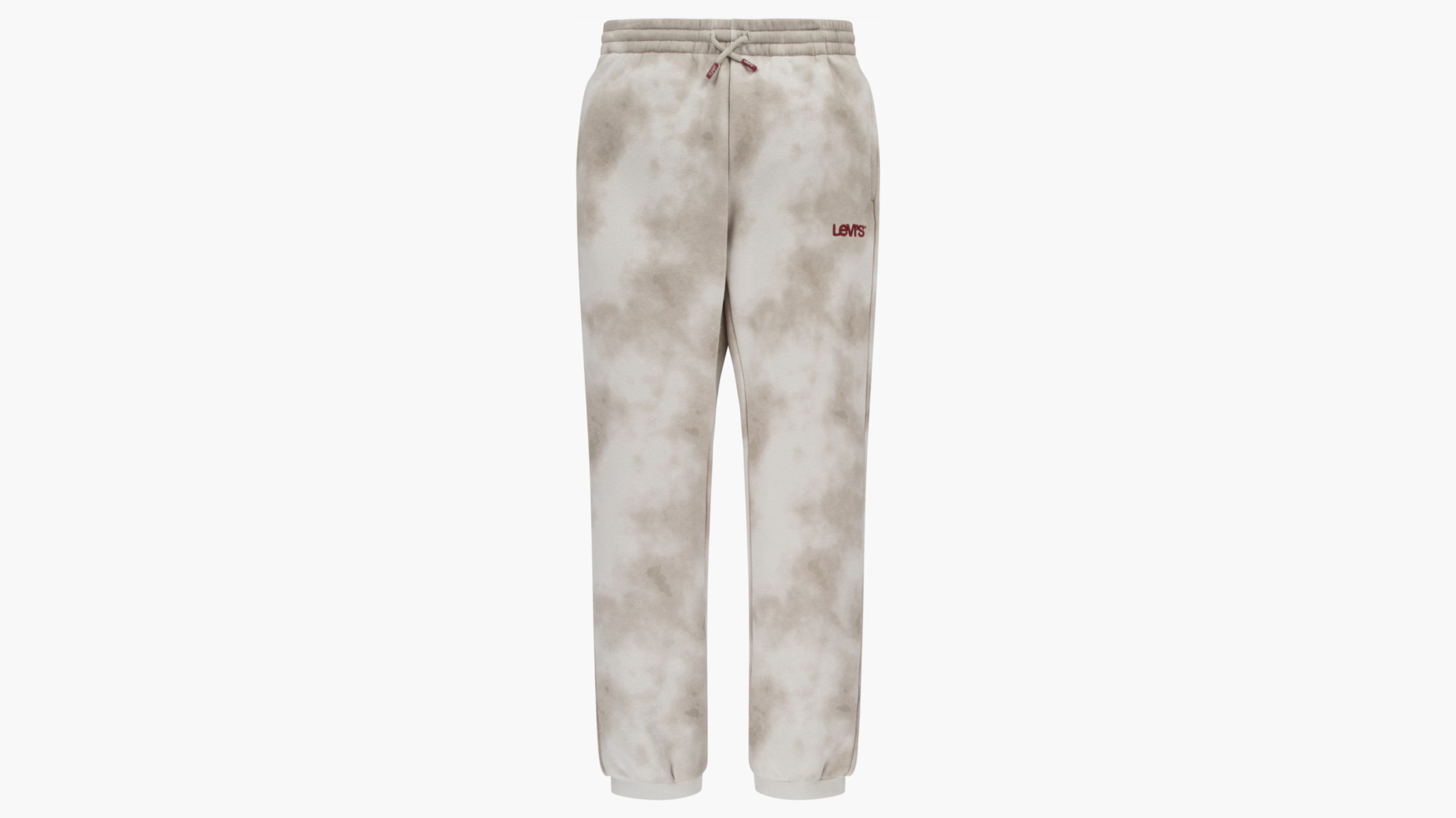 Levi's Haze Effect Logo Joggers Big Boys 8-20 Pants L In White