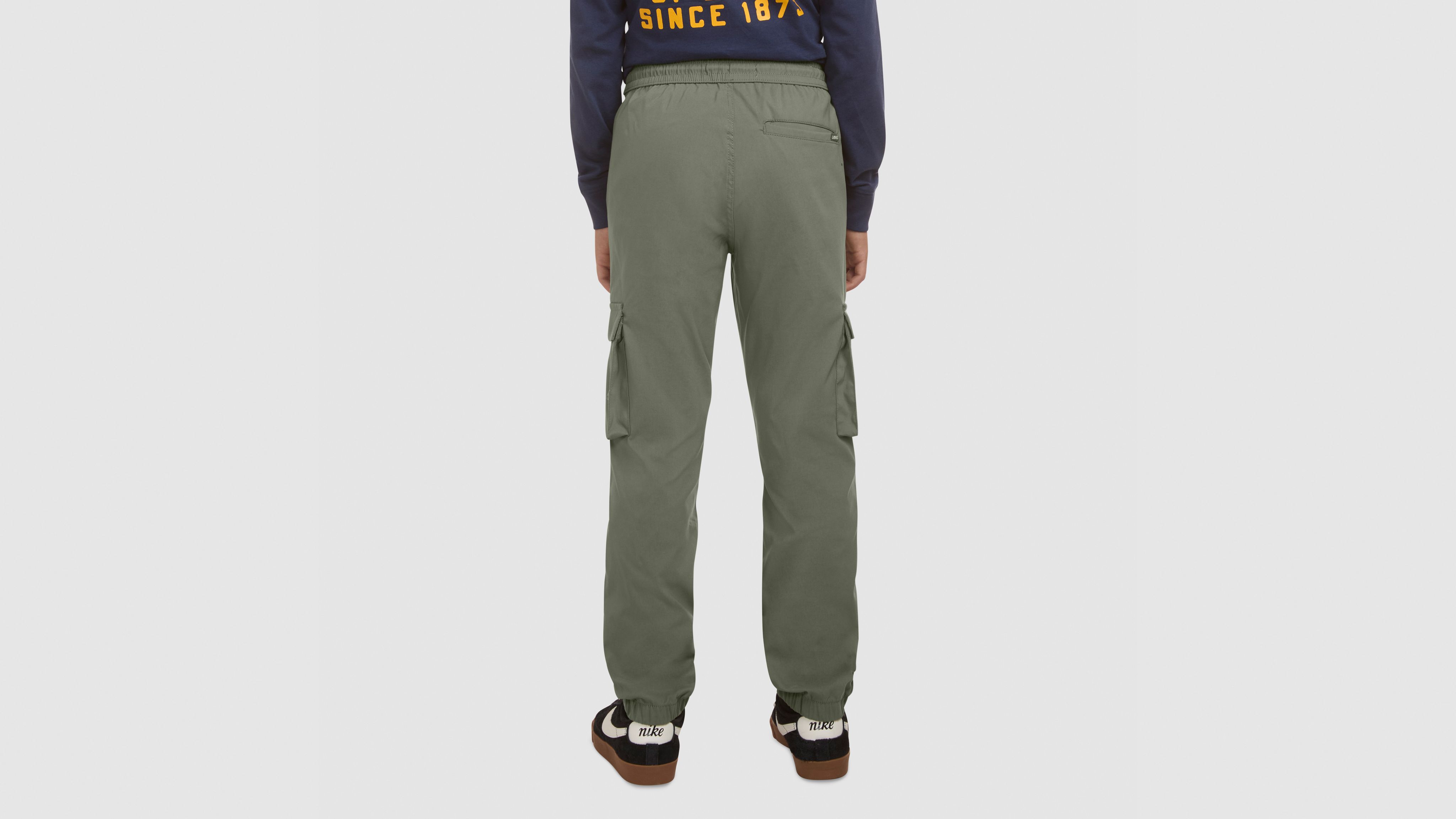 Levi's Everyday Cargo Pull On Joggers Big Boys S-xl Pants Xl In Green