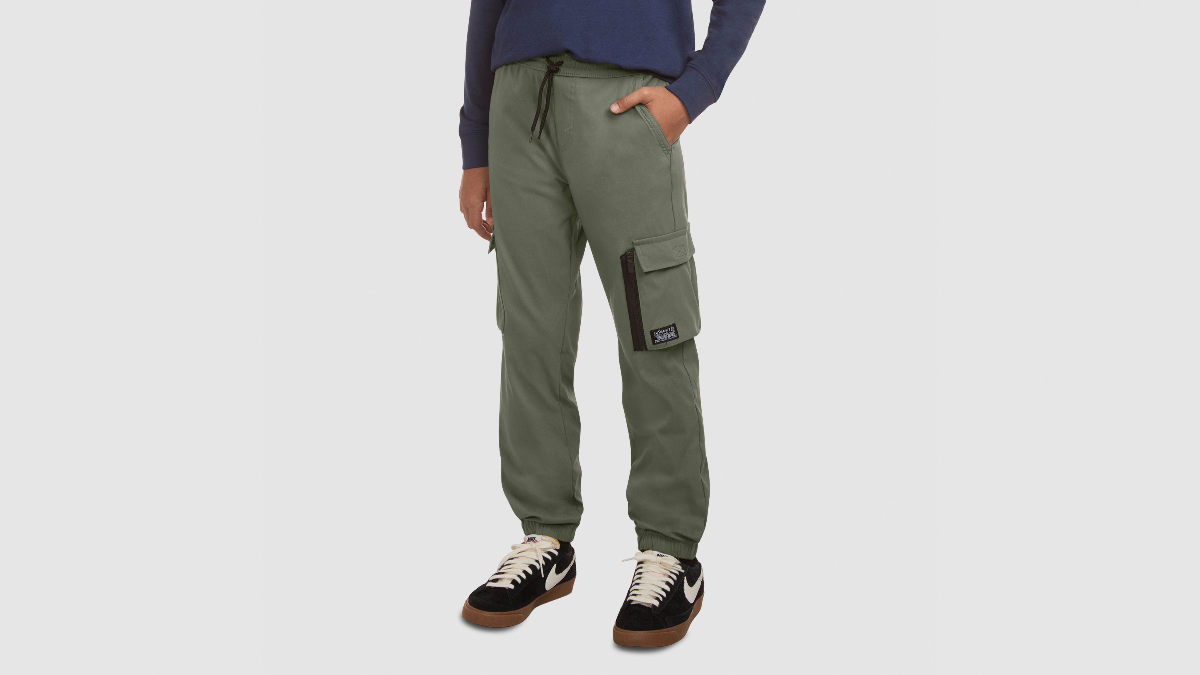 Levi's Everyday Cargo Pull On Joggers Big Boys S-xl Pants Xl In Green