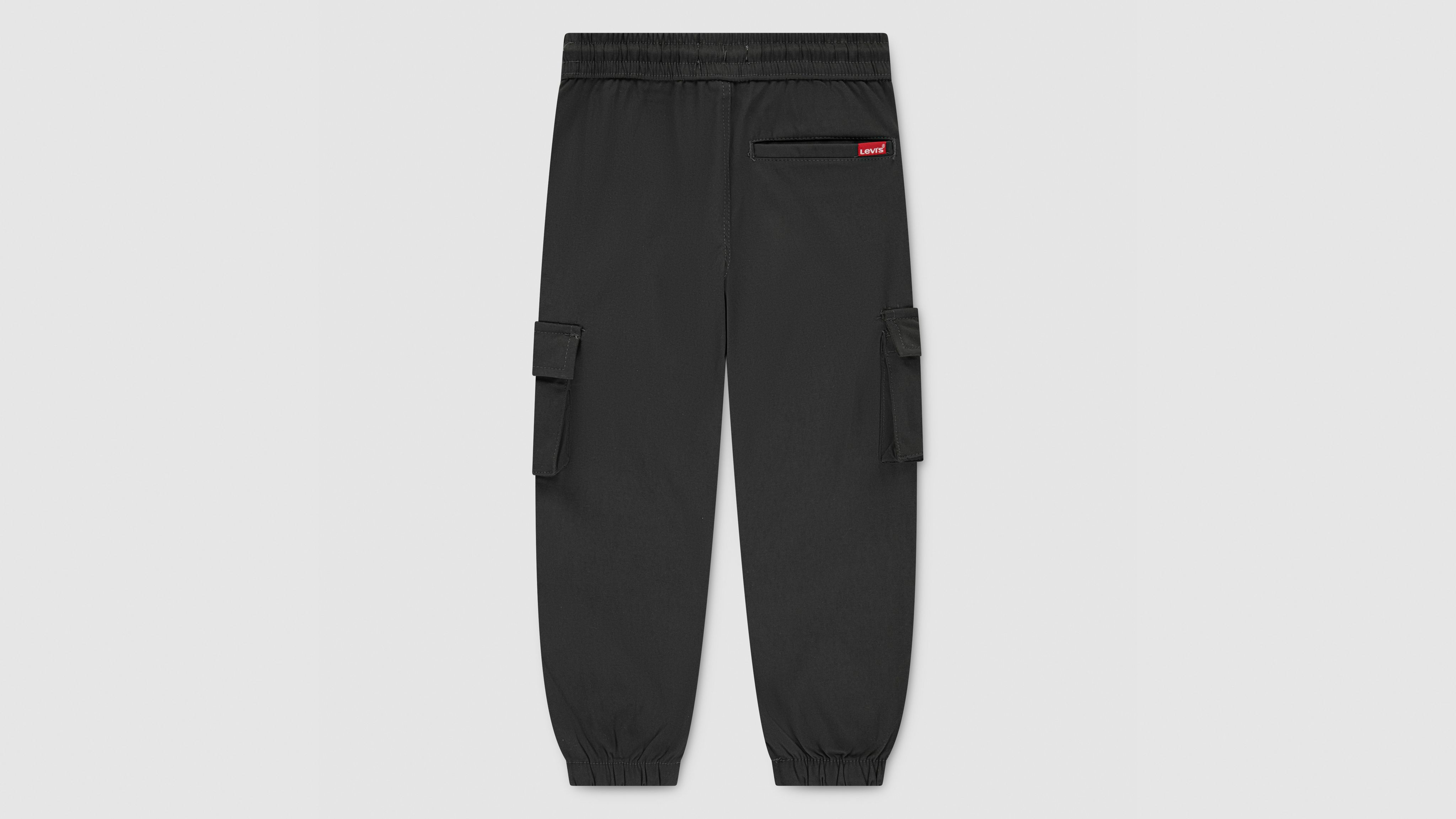 Levi's Everyday Cargo Pull On Joggers Little Boys 4-6x Pants 7x In Black