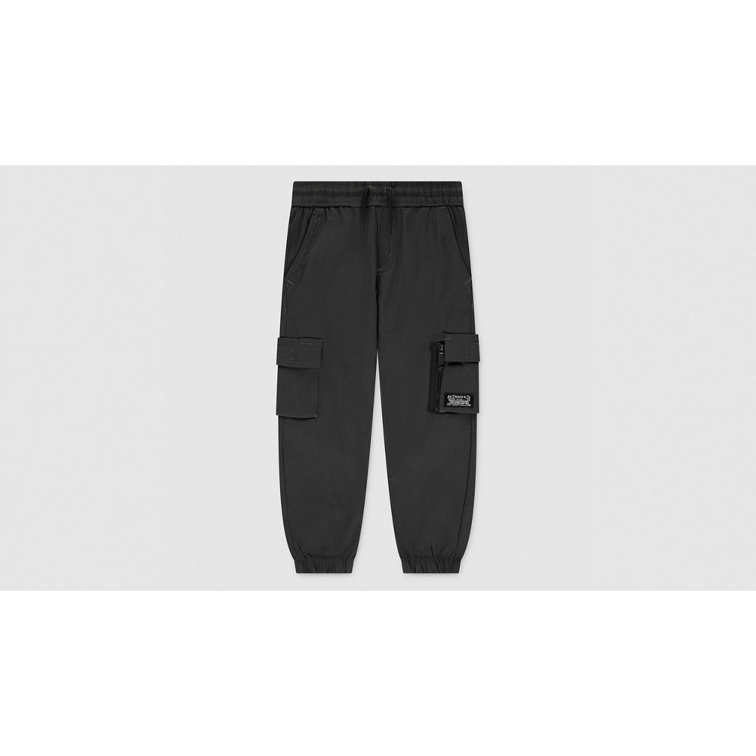 Levi's Everyday Cargo Pull On Joggers Little Boys 4-6x Pants 7x In Black