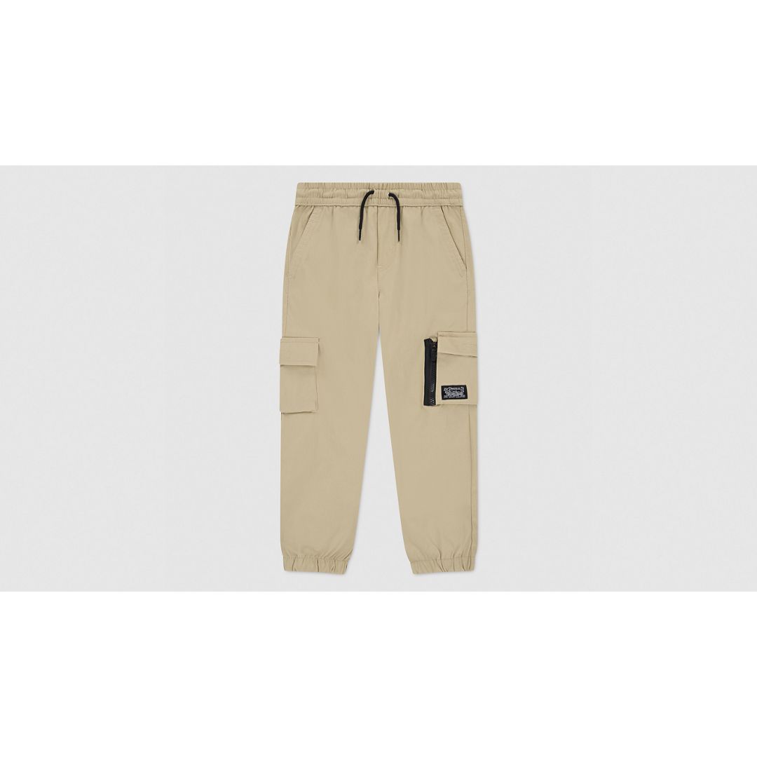 Levi's Levis Everyday Cargo Pull On Joggers Little Boys 4-6x Pants 7 In Neutral