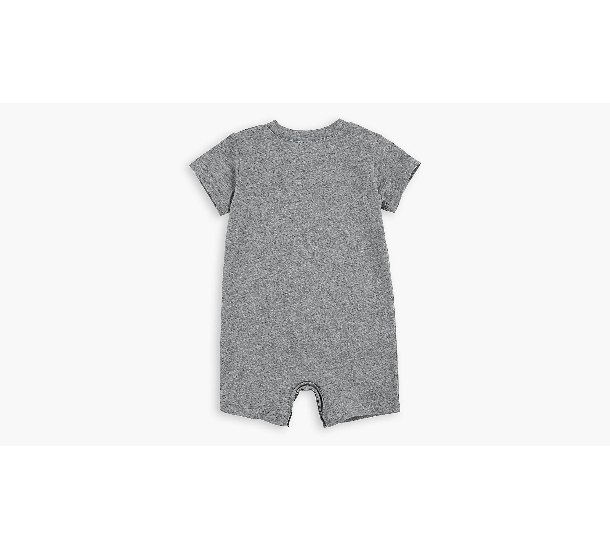 Baby Boys (12m-24m) Logo Romper - Grey | Levi's® US