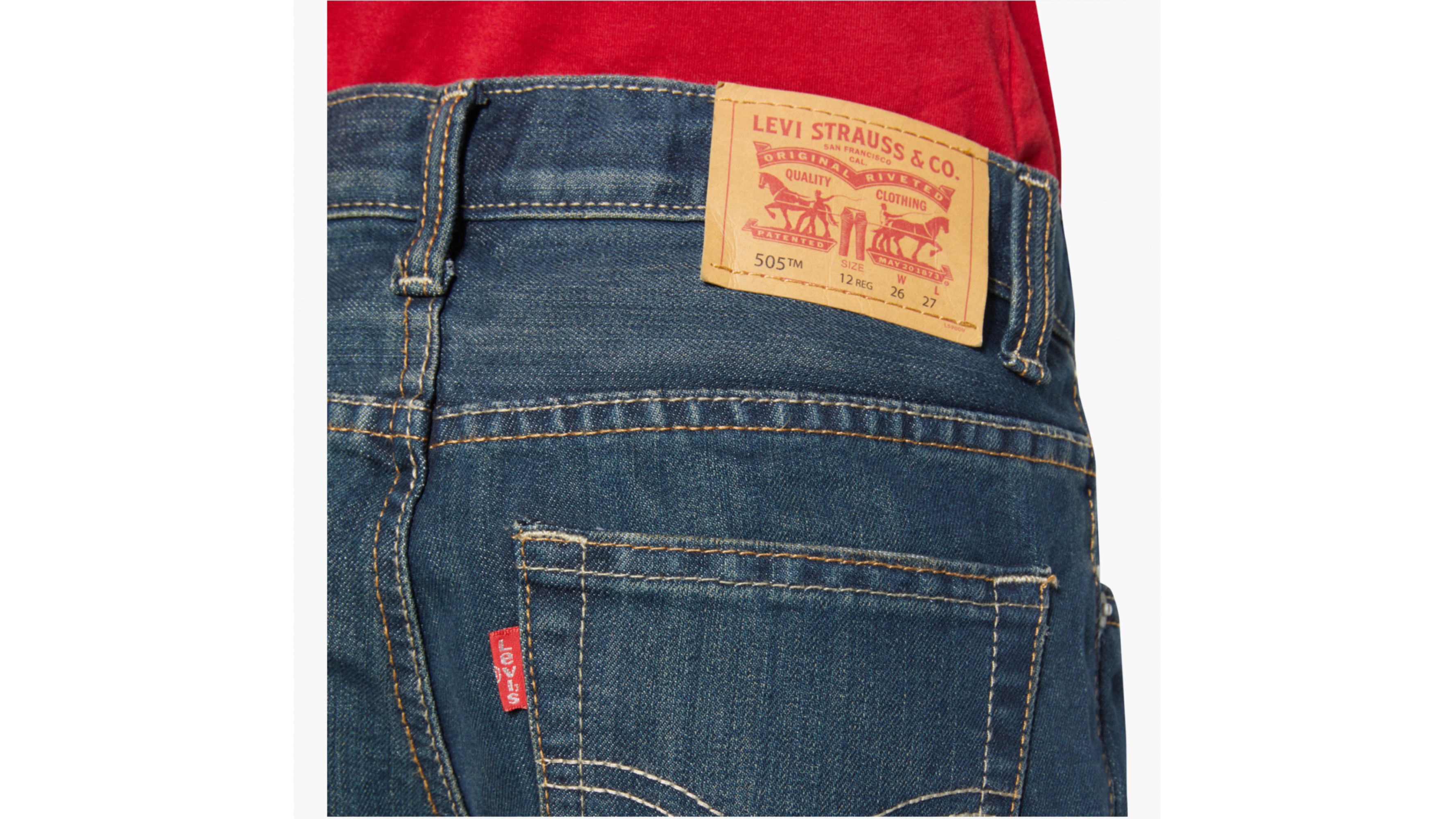 505™ Regular Fit Husky Big Boys Jeans 8-20 - Medium Wash | Levi's® US