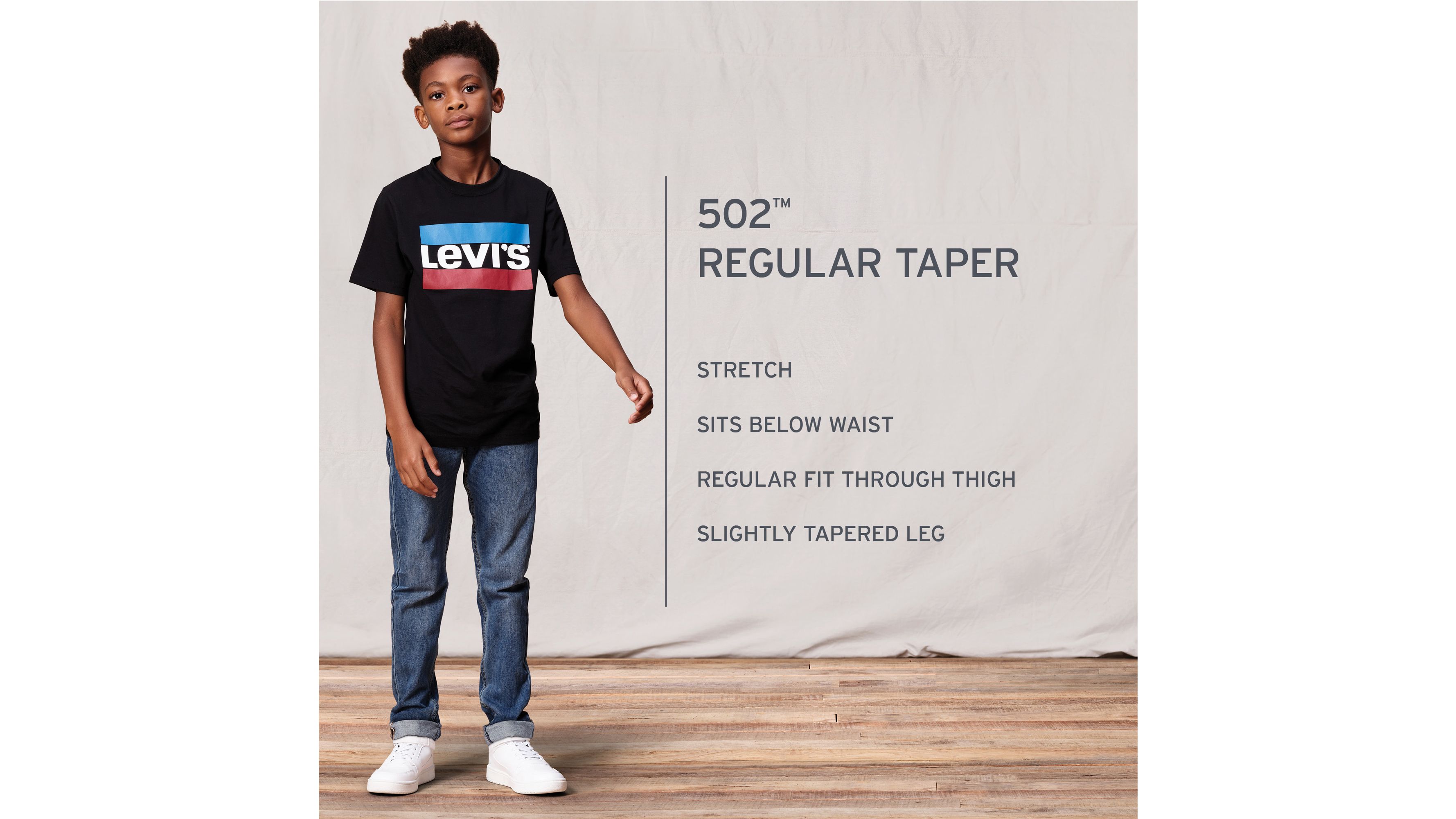 boys levis 502