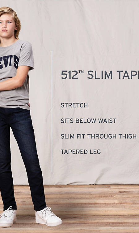 Levi's Boys' 512 Slim Taper Fit Chino Pants 