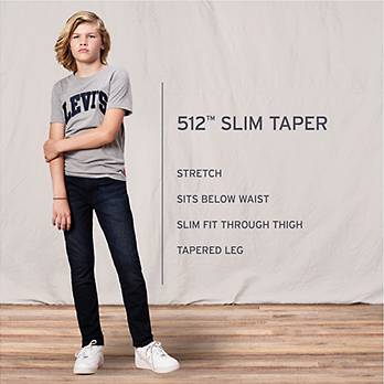 512™ Slim Taper Big Boys Jeans 8-20 6