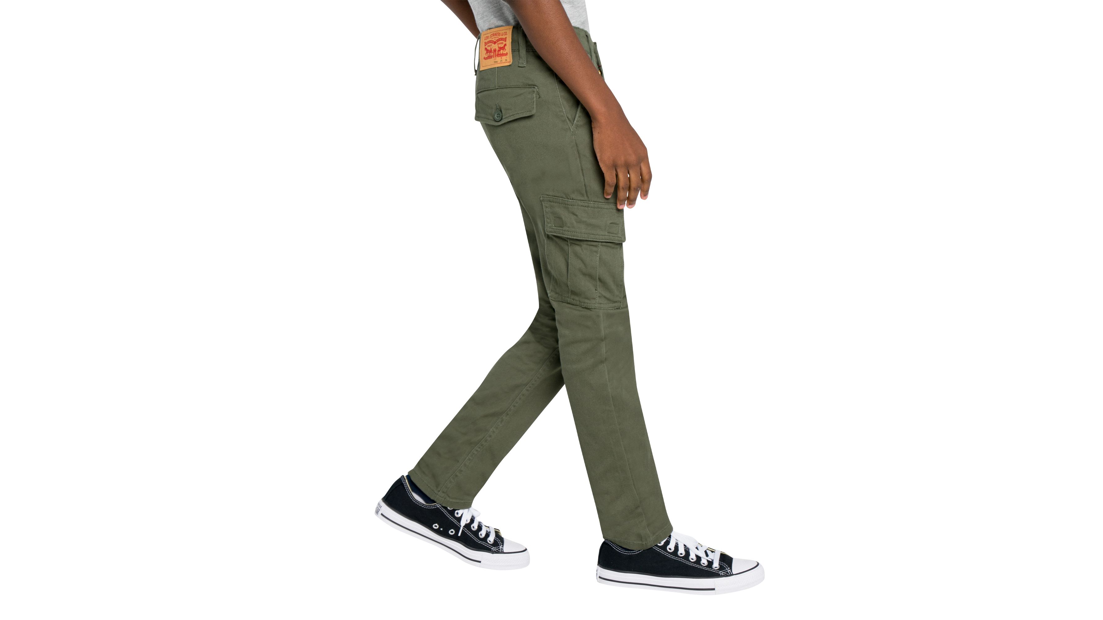 Slim Taper Fit XX Big Boys Chino Cargo Pants 8-20