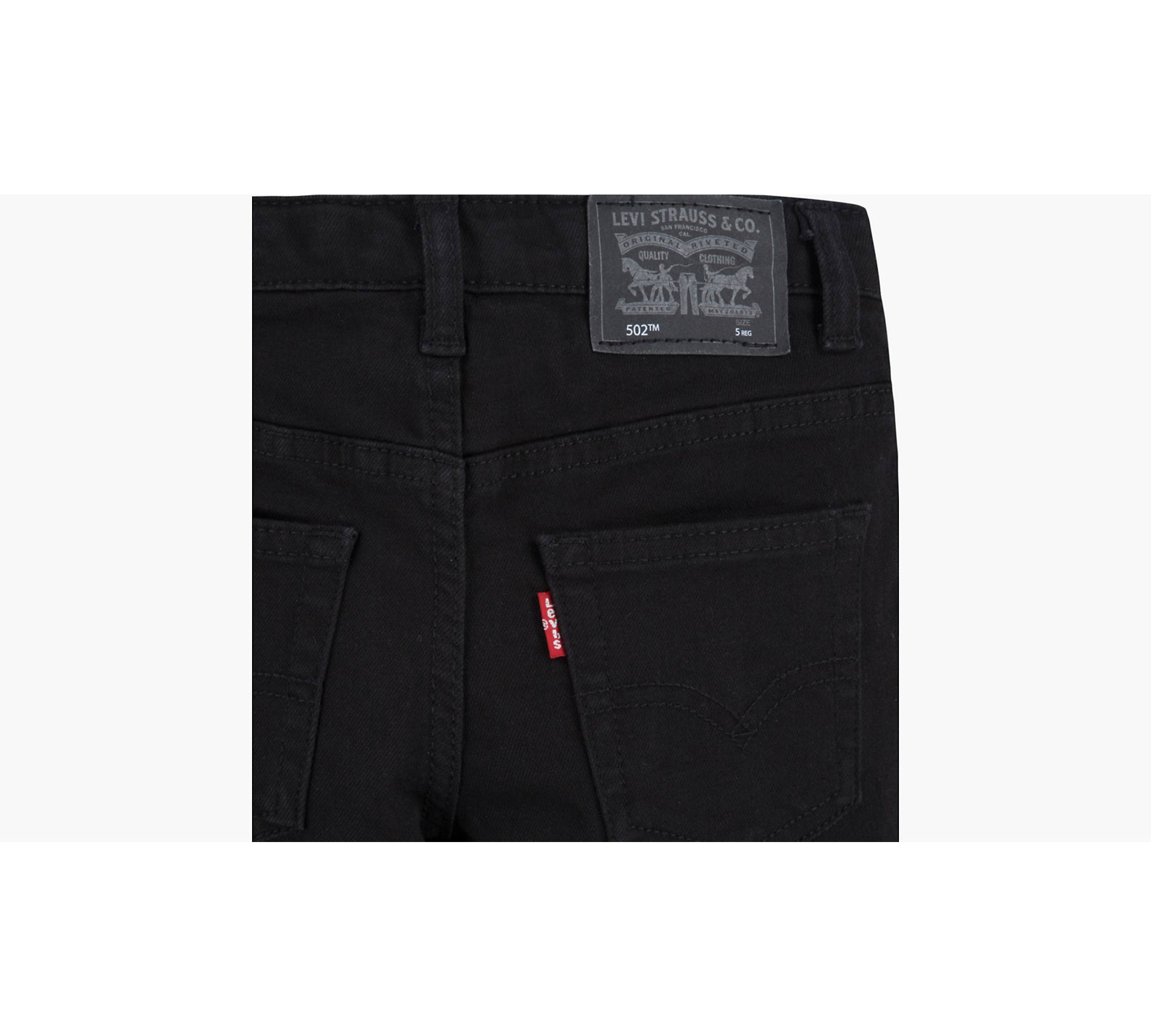 502™ Taper Fit Strong Performance Jeans Little Boys 4-7x - Black | Levi ...