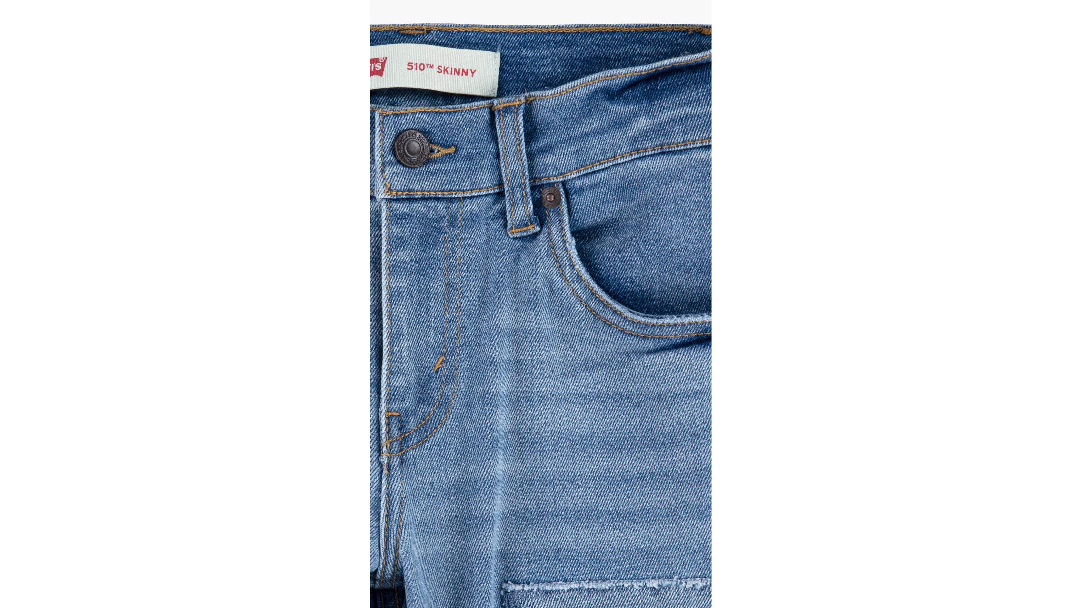 510™ Skinny Fit Patched Big Boys Jeans 8-20