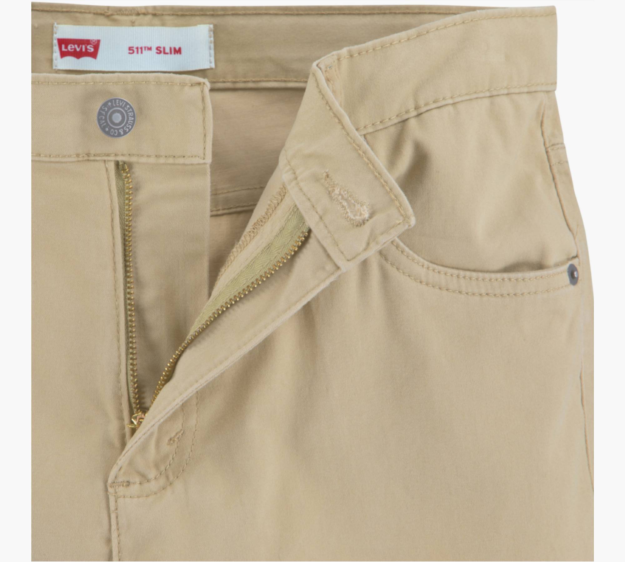 511™ Slim Fit Brushed Sueded Big Boys Pants 8-20 - Brown | Levi's® US