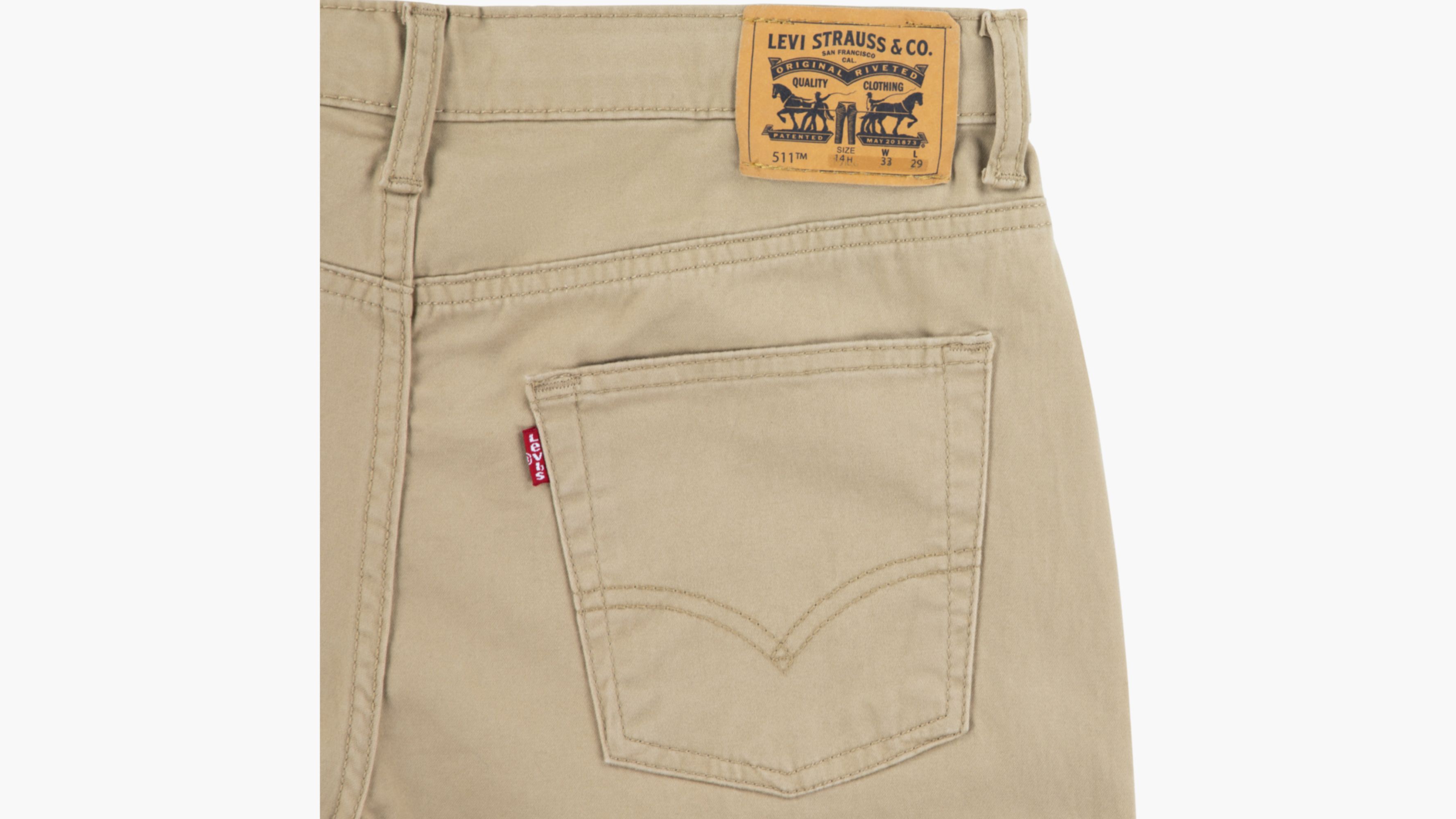 511™ Slim Fit Brushed Sueded Big Boys Pants 8-20 7