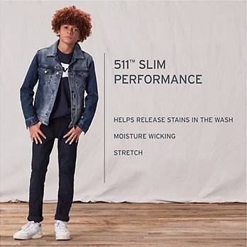 511™ Slim Fit Performance Big Boys Jeans 8-20 8