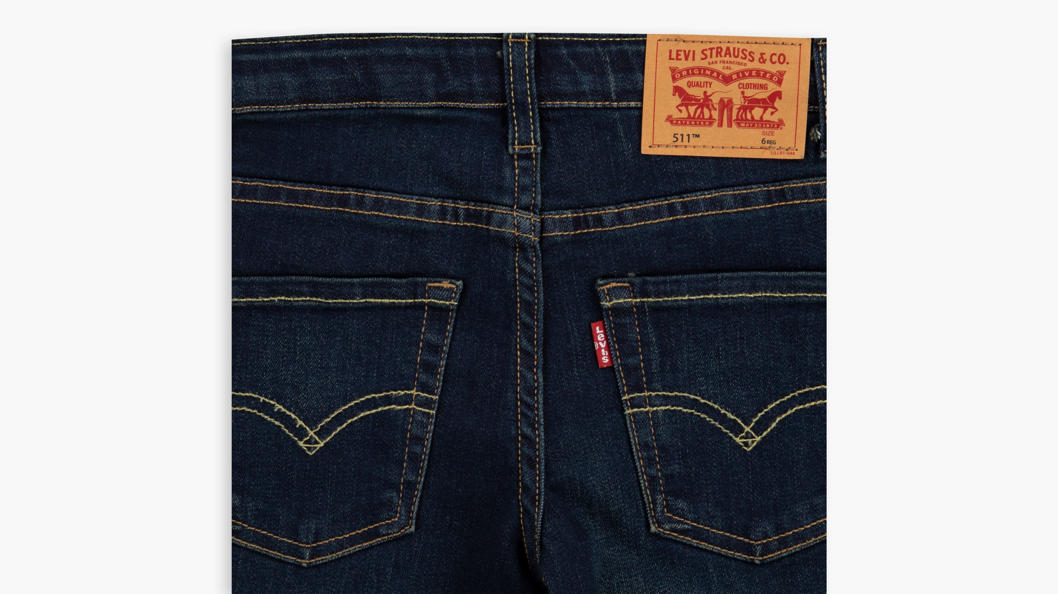 511™ Slim Fit Eco Performance Little Boys Jeans 47x Dark Wash Levi