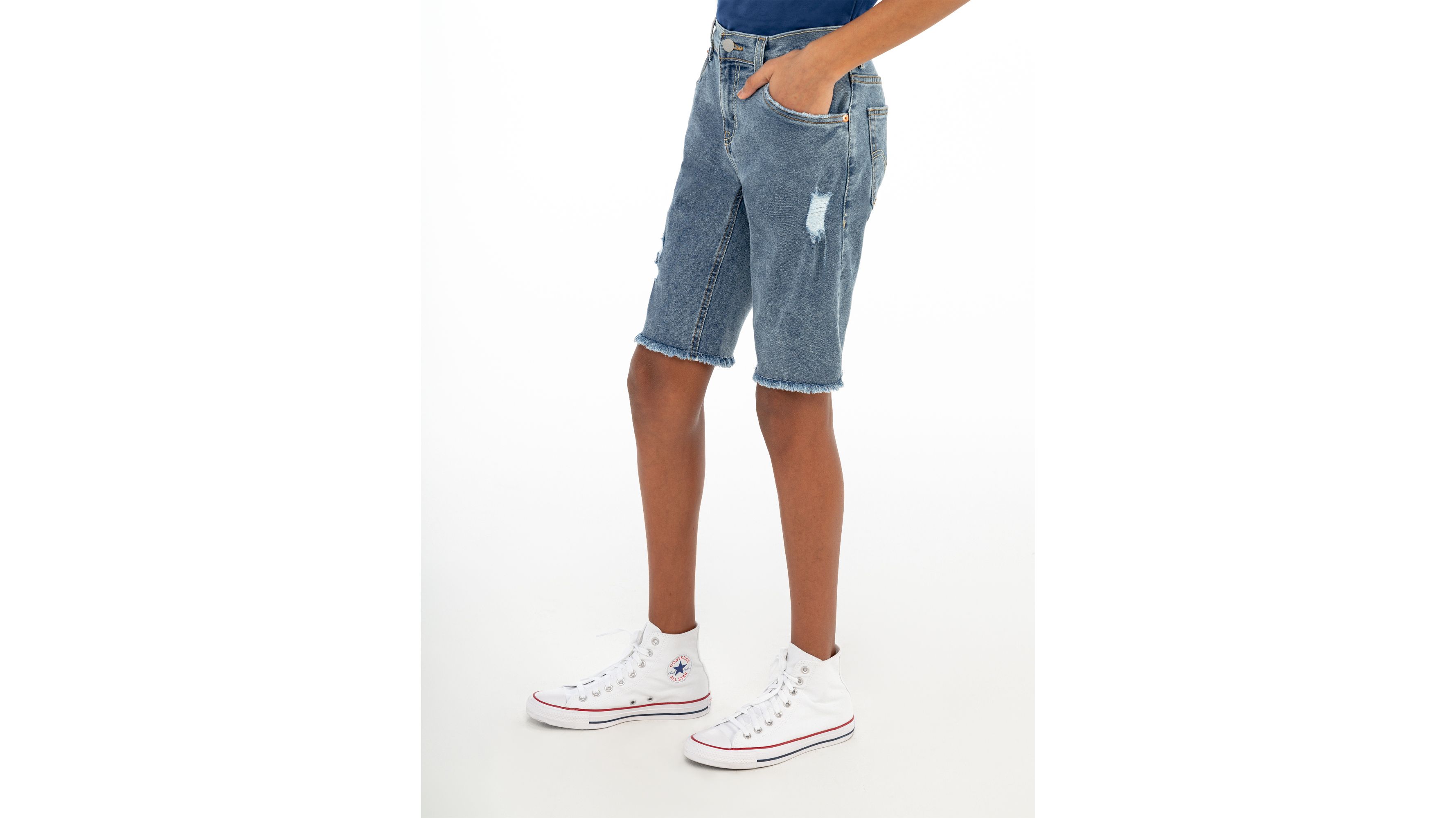 511™ Slim Fit Big Boys Shorts 820 Light Wash Levi's® US