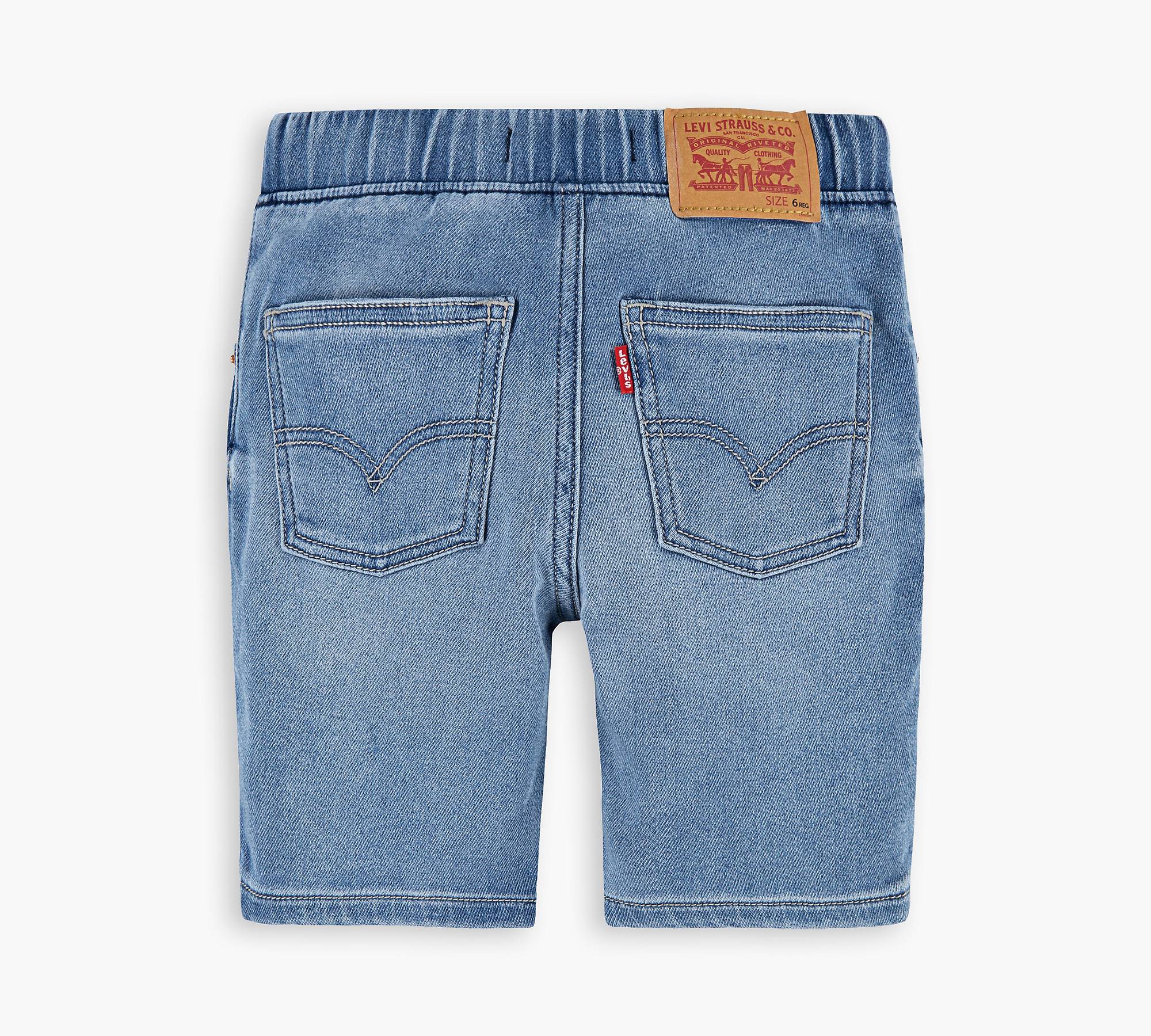 Skinny Fit Pull On Shorts Little Boys 4-7x - Light Wash | Levi's® US