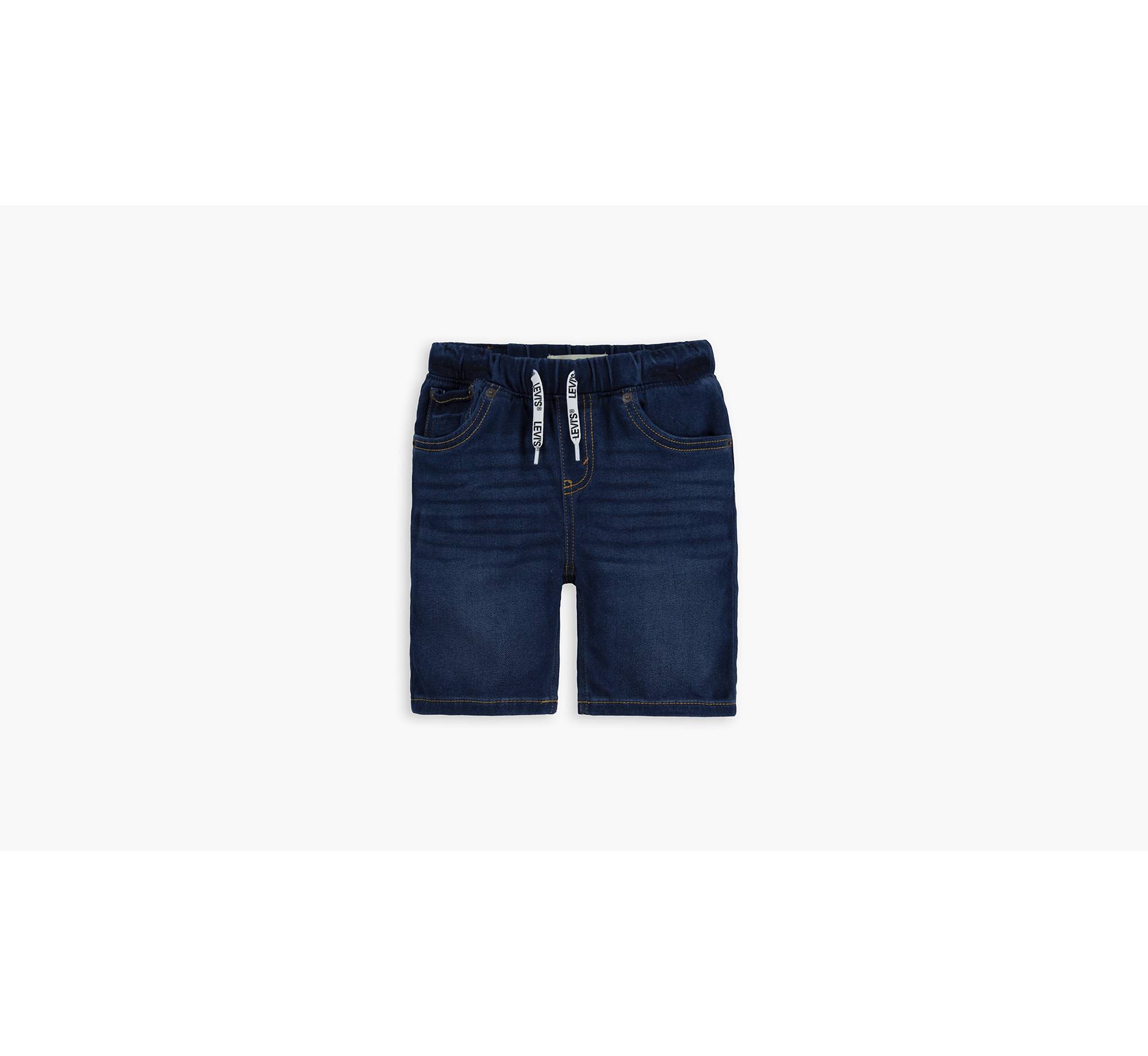 Skinny Fit Pull On Shorts Little Boys 4-7X 1