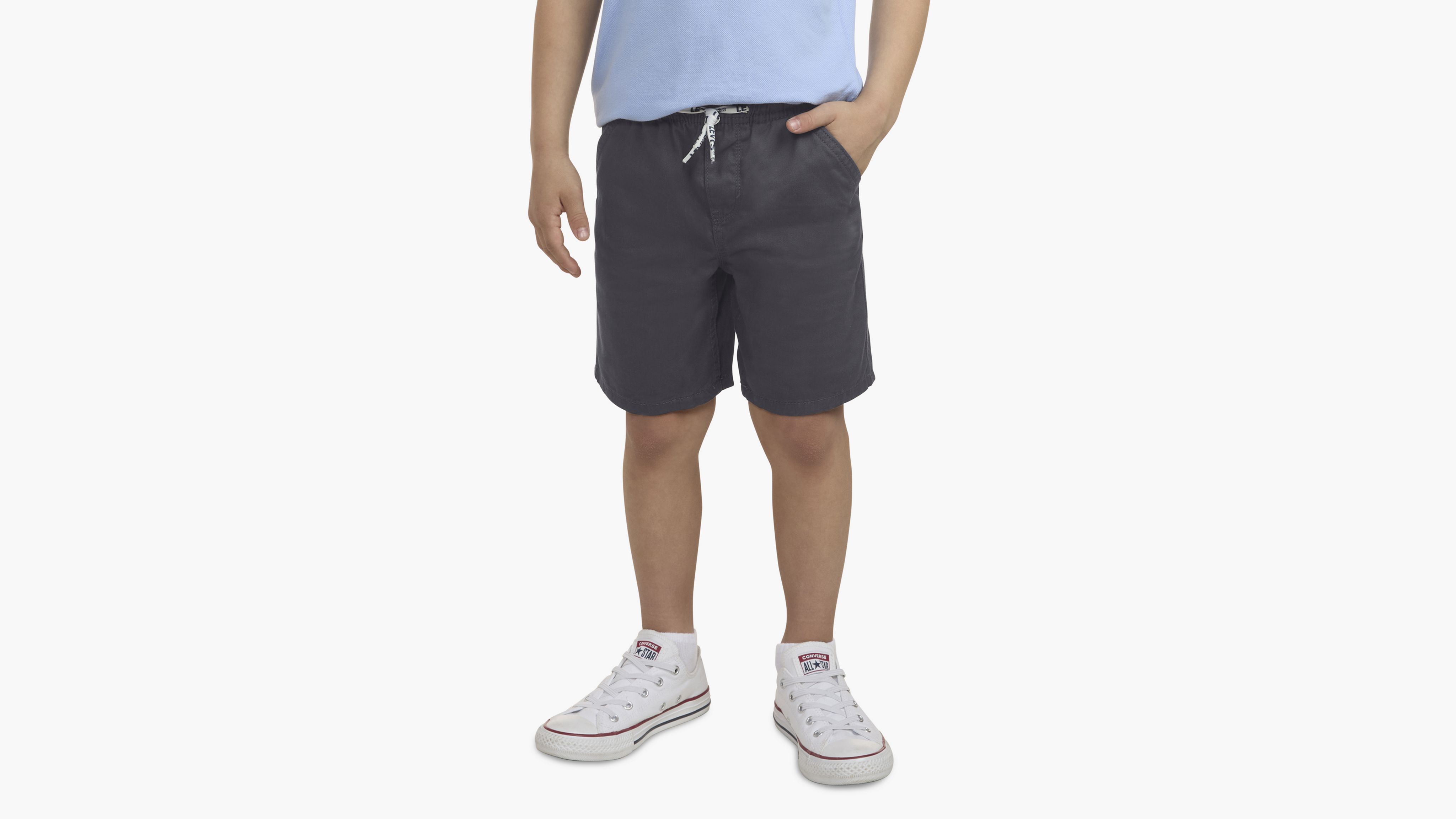 Pull On Woven Shorts Little Boys 4-7X 2