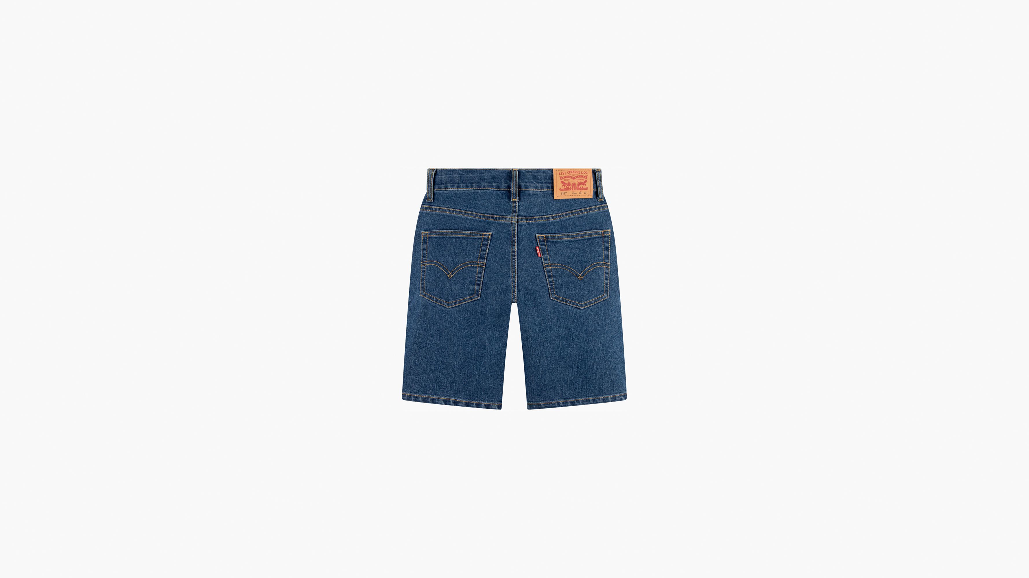 Levi's 511 Slim Fit Classic Shorts Big Boys 8-20 14 In Blue