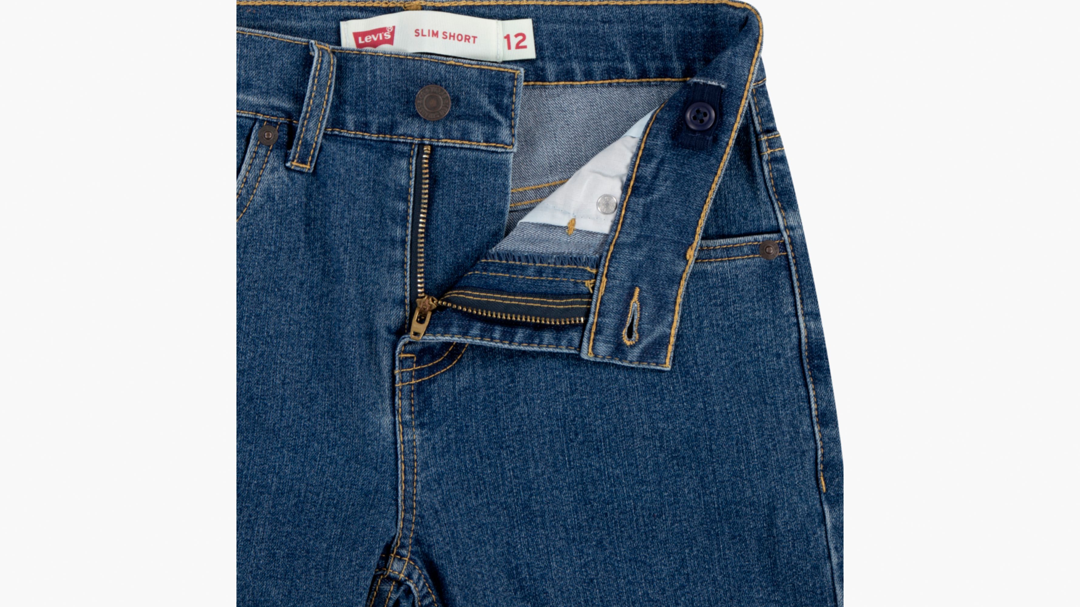 Levi's 511 Slim Fit Classic Shorts Big Boys 8-20 14 In Blue