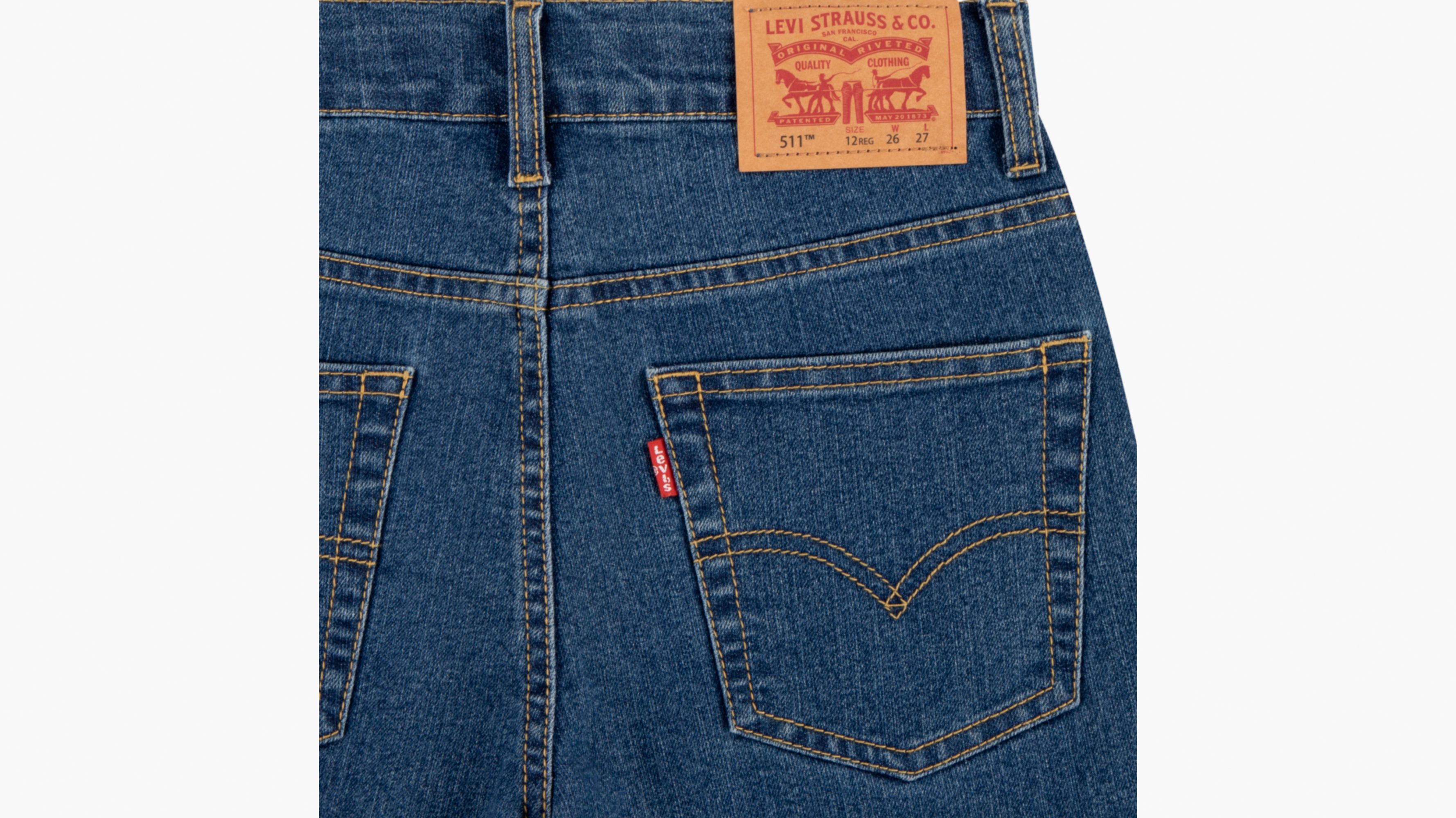 Levi's 511 Slim Fit Classic Shorts Big Boys 8-20 14 In Blue