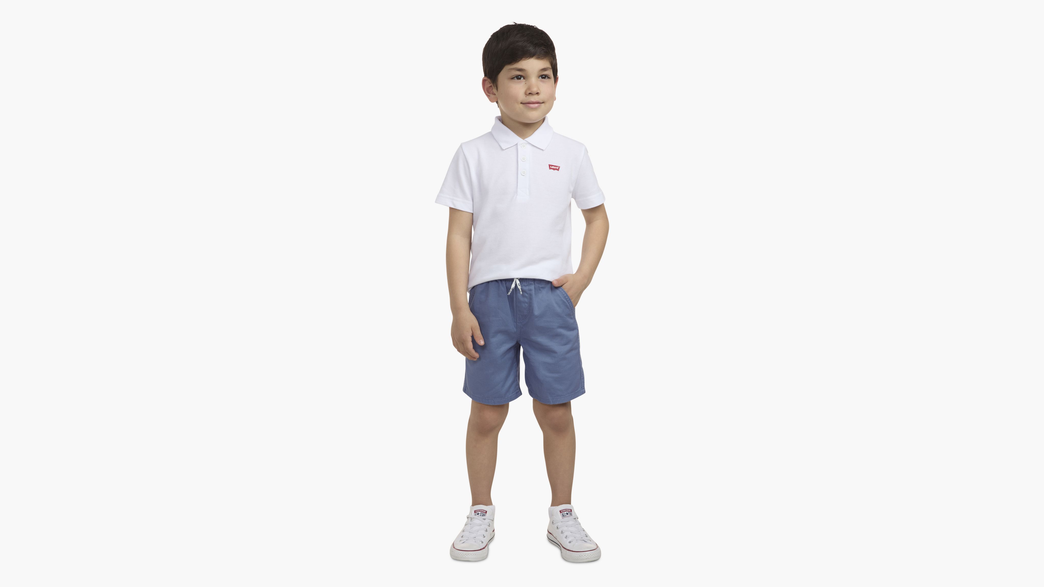 Pull On Woven Shorts Little Boys 4-7X 1