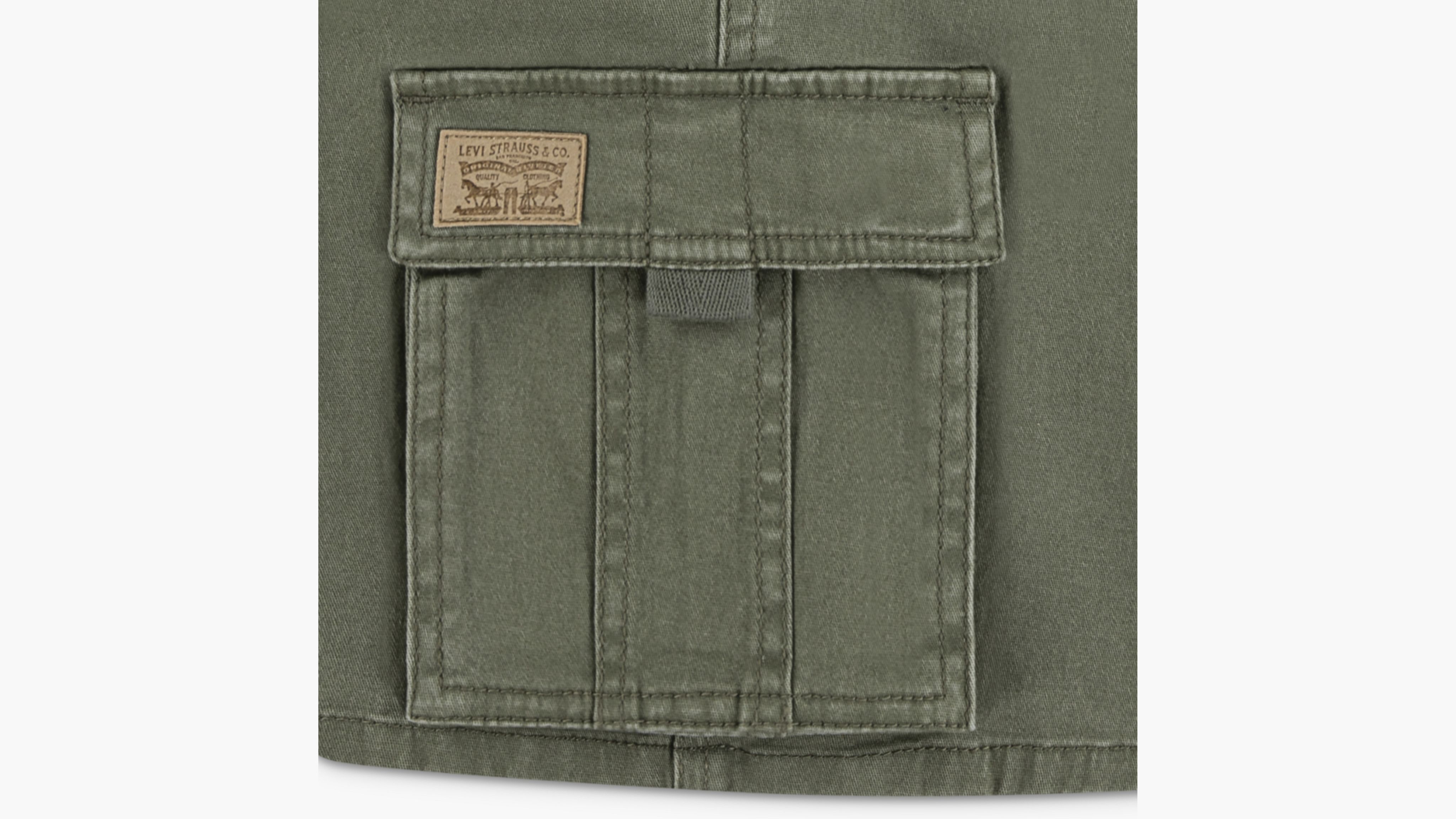 Levi's Traditional Cargo Shorts Little Boys 4-7x 4 In Deep Lichen Green