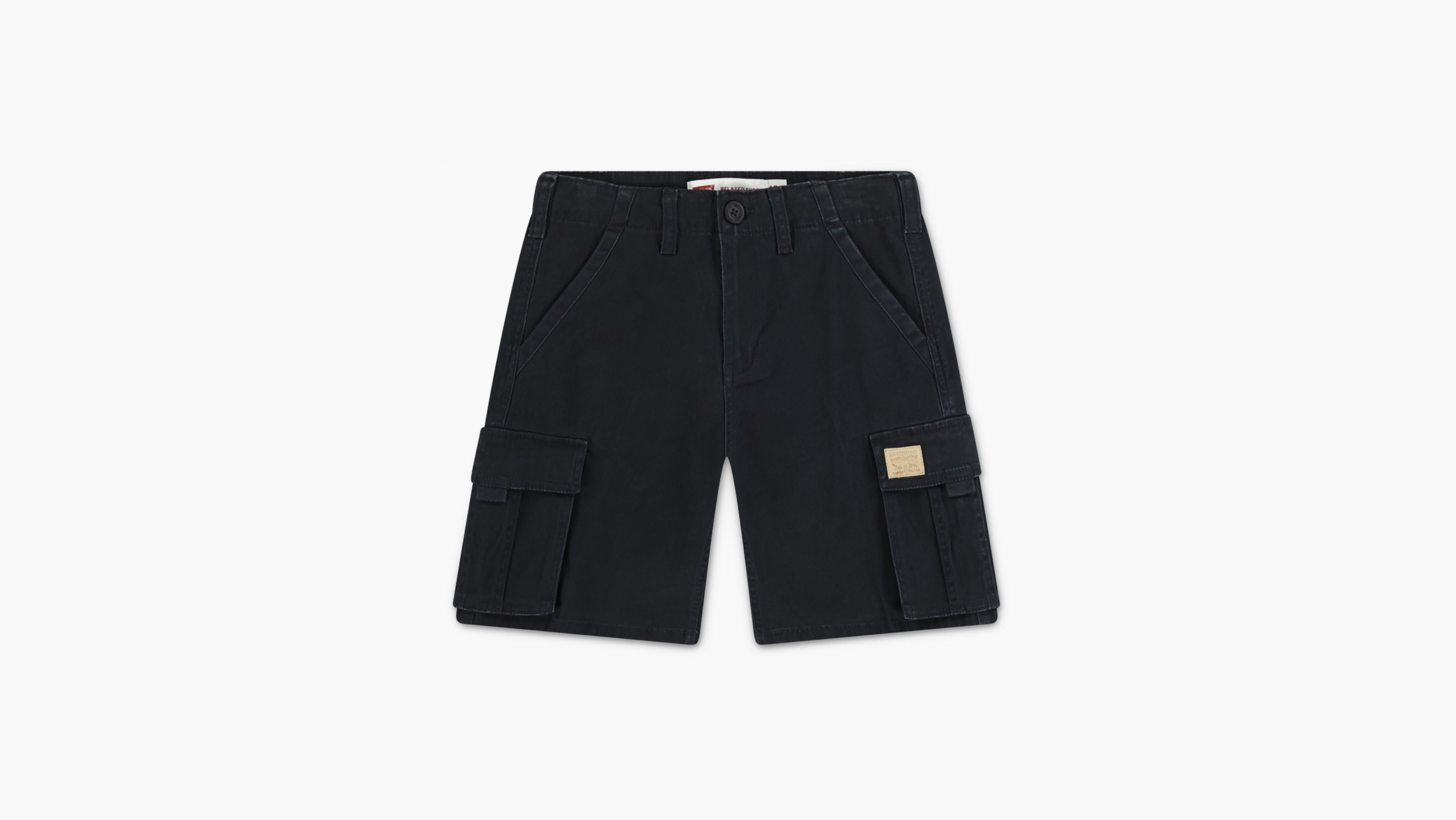 Levi's Traditional Cargo Shorts Little Boys 4-7x 7x In Jet Black