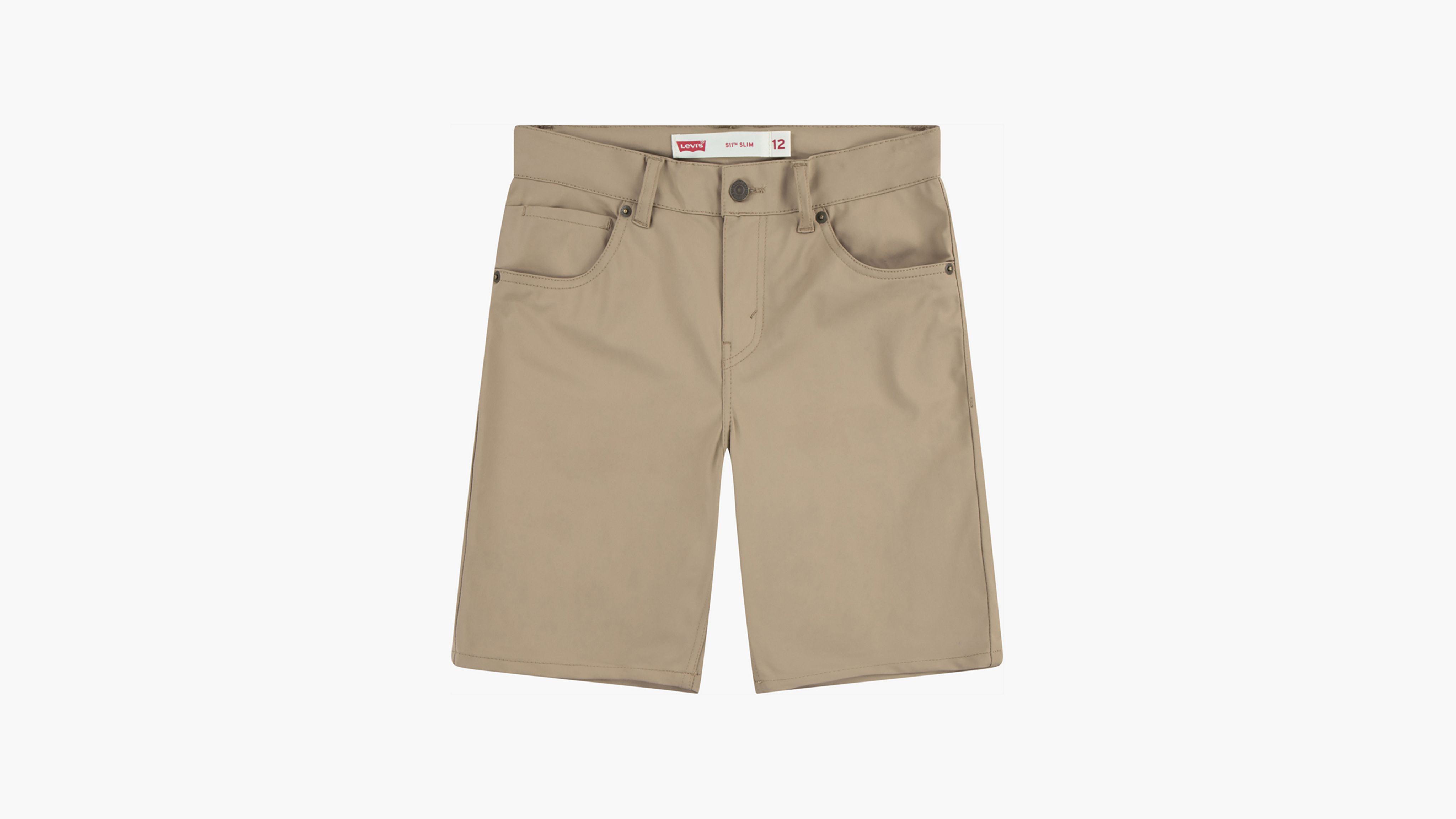 Levi's 511 Slim Tech Shorts Little Boys 4-7x 6 In Harvest Gold