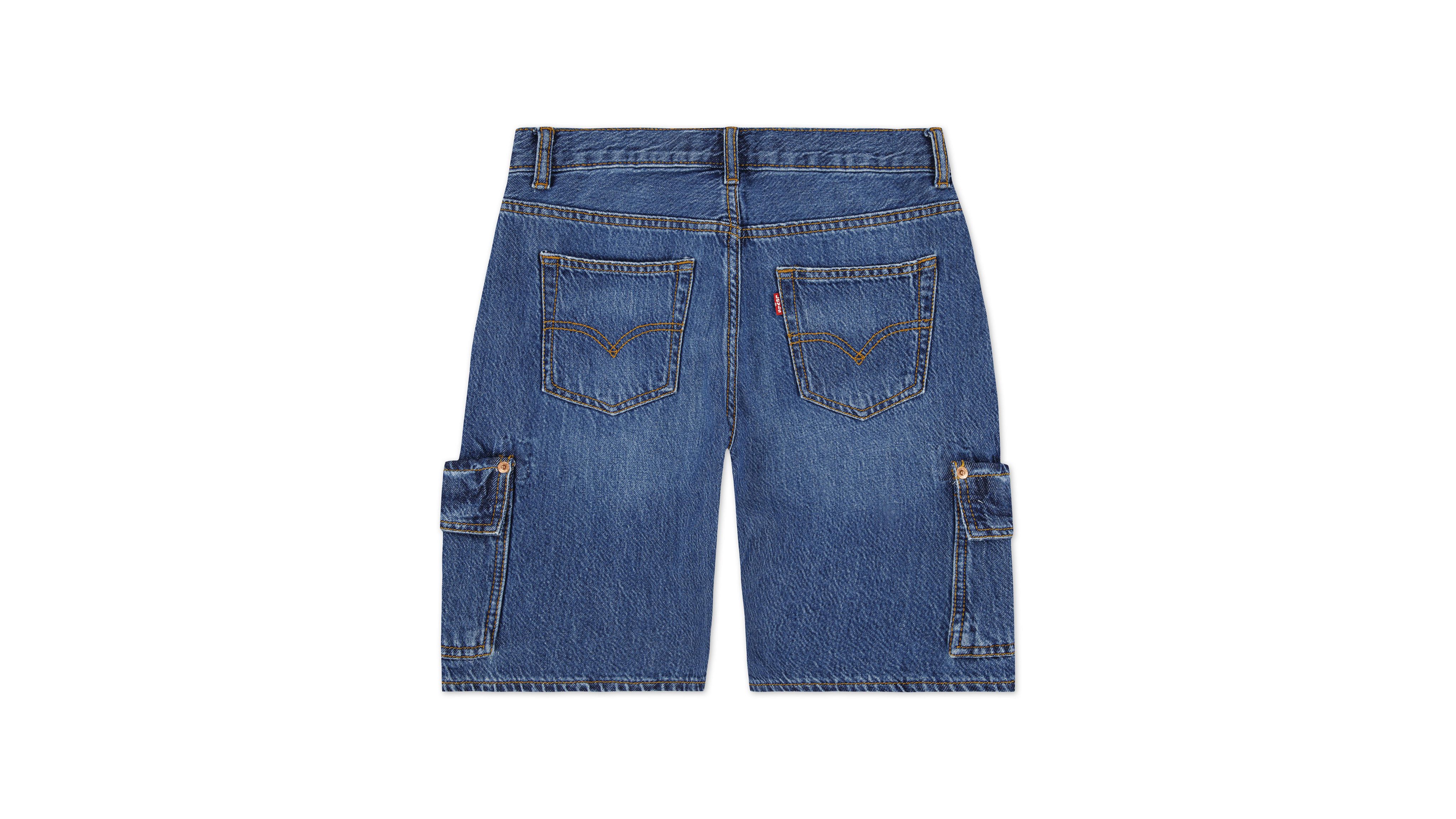 Levi's Denim Cargo Shorts Little Boys 4-7x 5 In Tumbleweed
