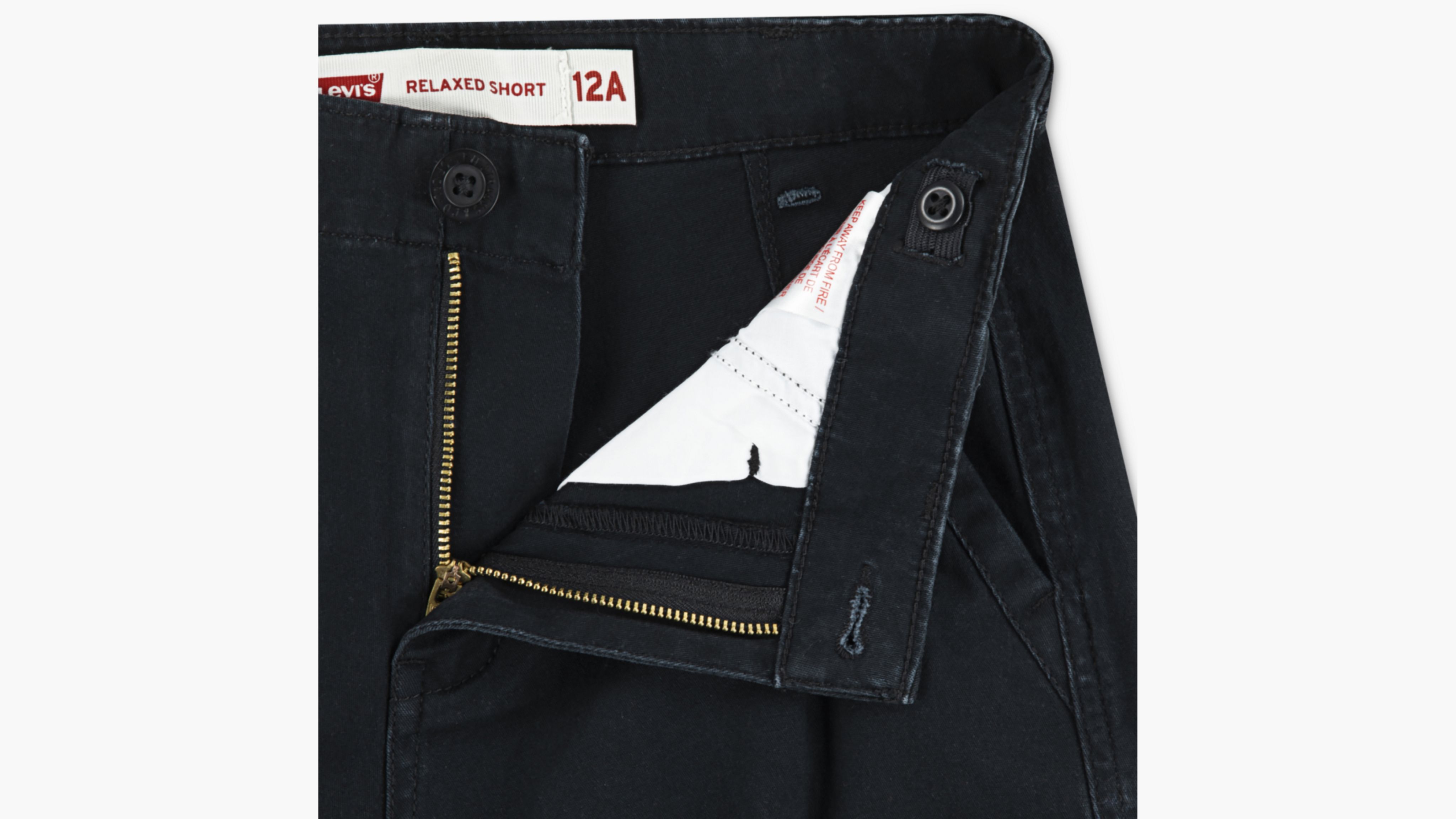 Levi's Traditional Cargo Shorts Little Boys 4-7x 7x In Jet Black