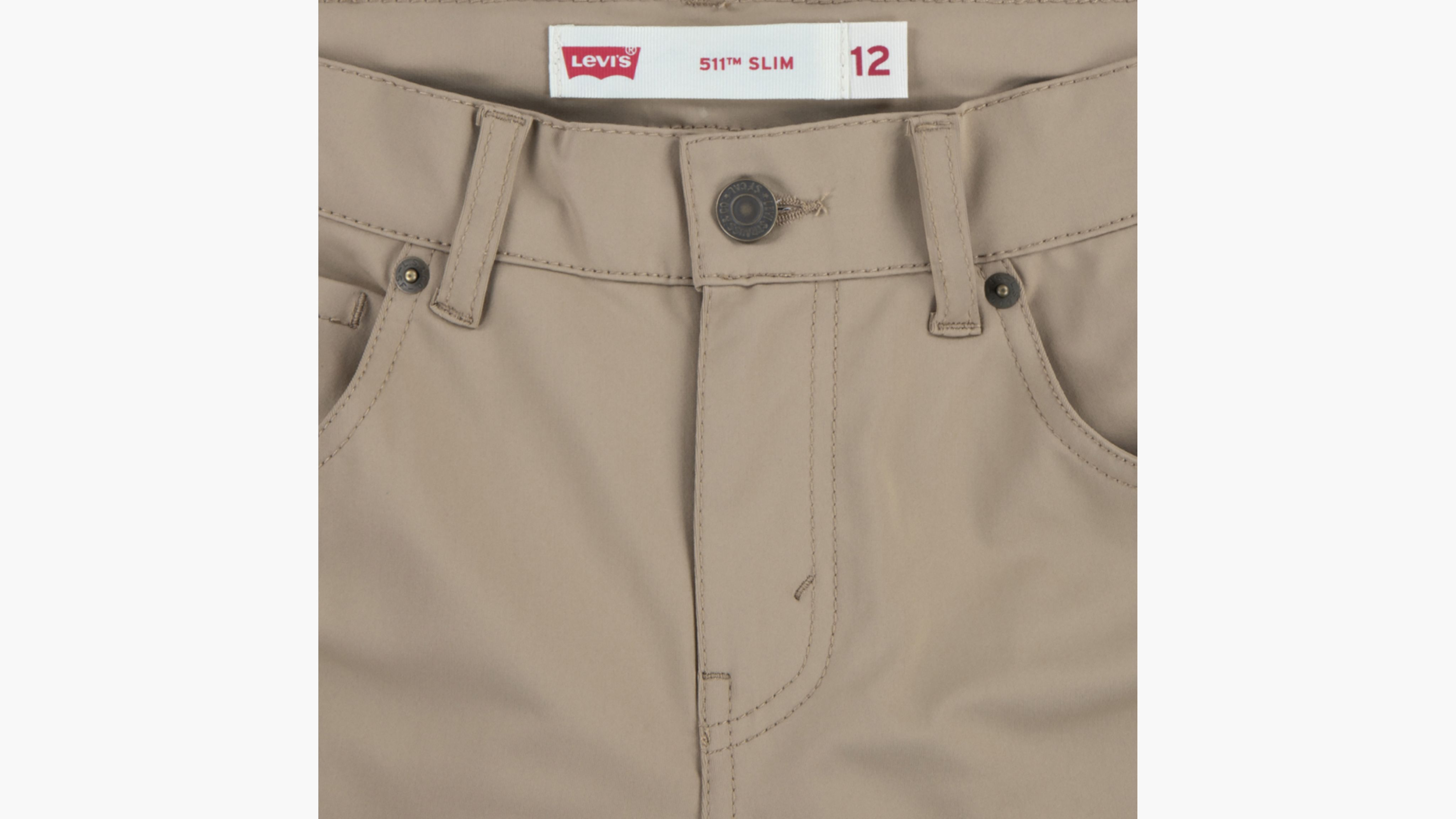 Levi's 511 Slim Tech Shorts Little Boys 4-7x 6 In Neutral