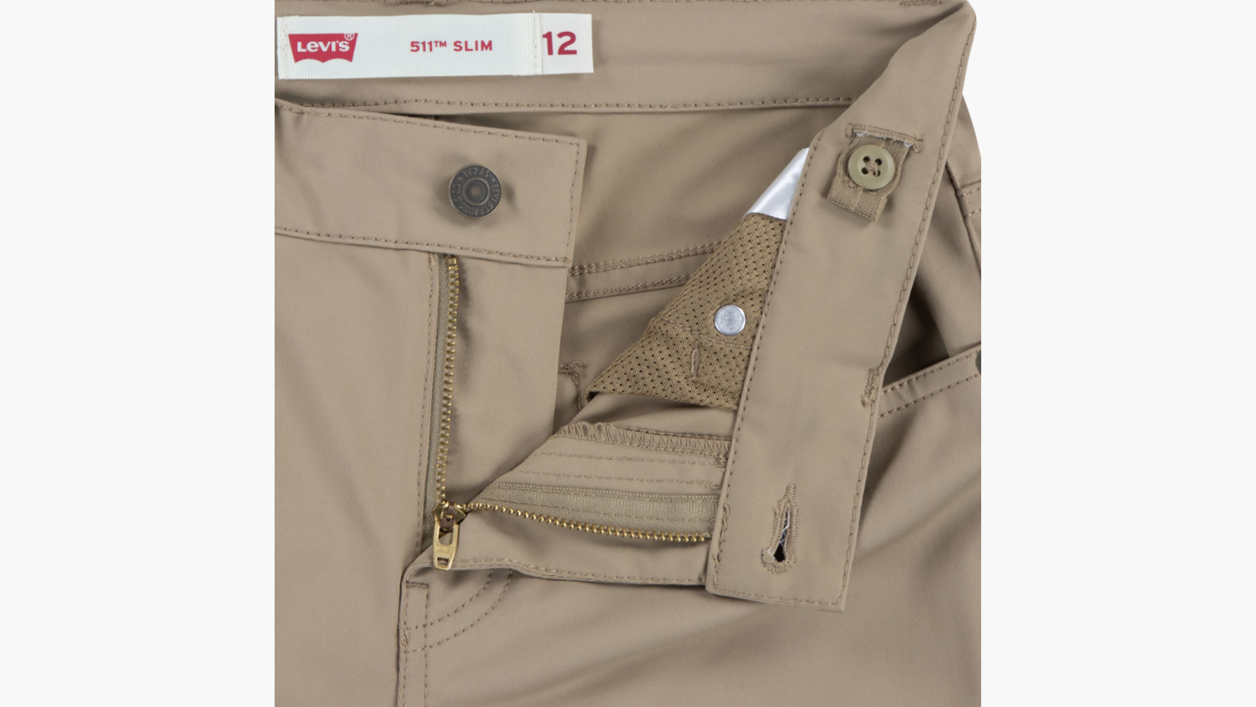Levi's 511 Slim Tech Shorts Little Boys 4-7x 6 In Neutral