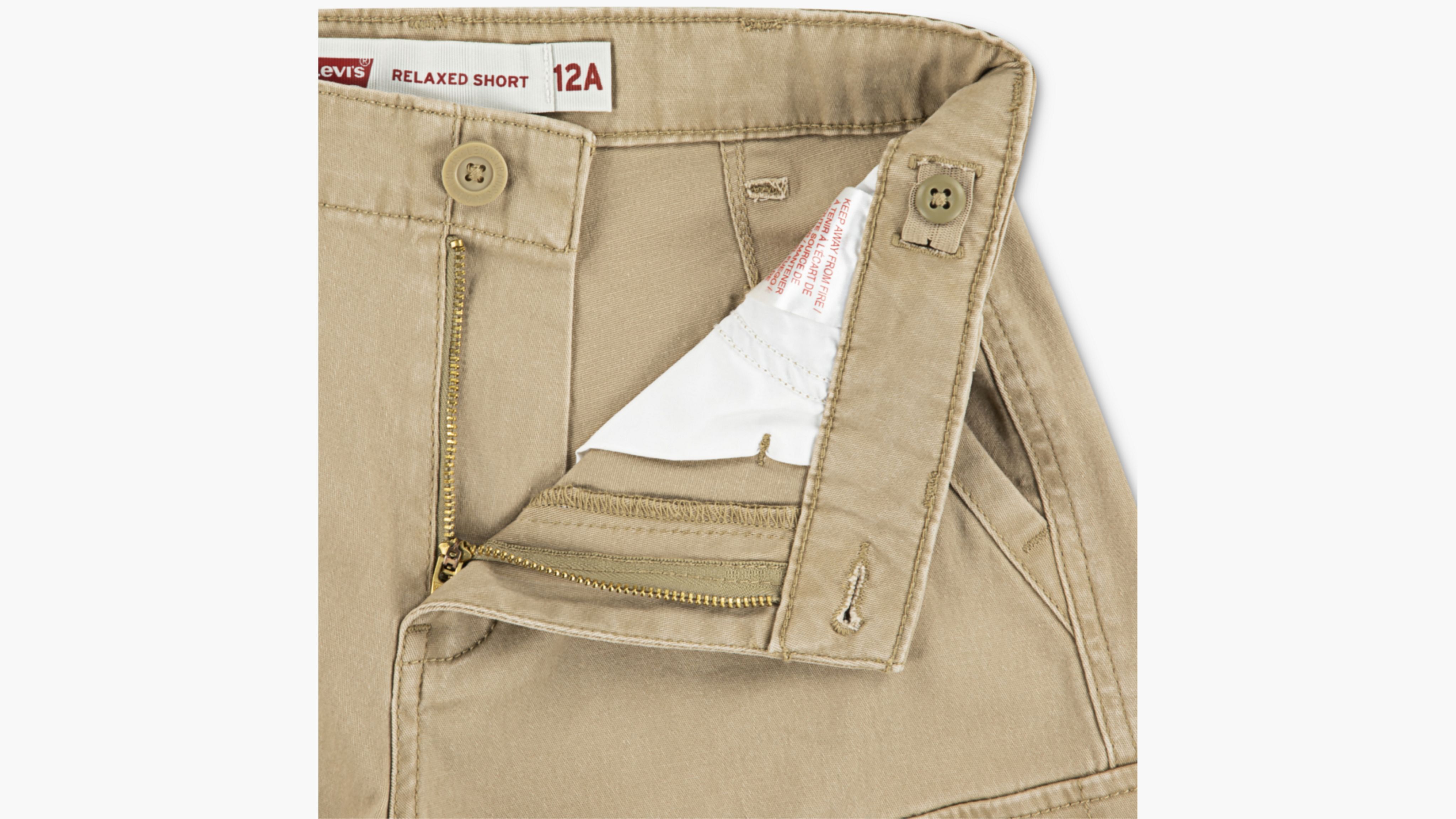 Levi's Traditional Cargo Shorts Big Boys 8-20 8 In Neutral