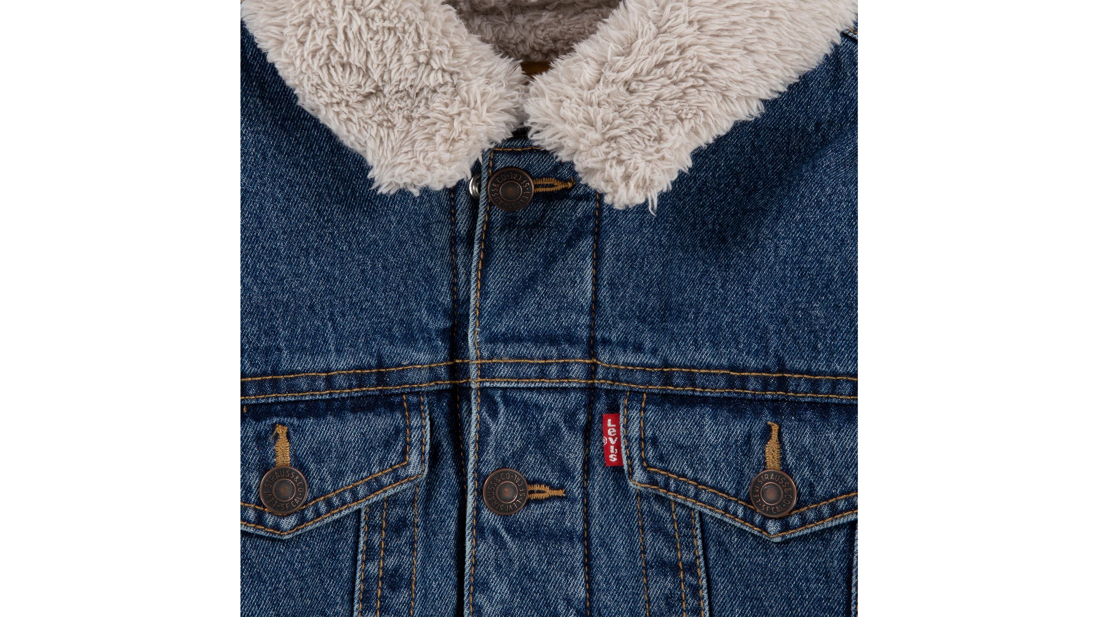 Sherpa Trucker Jacket Little Boys 4-7X 3