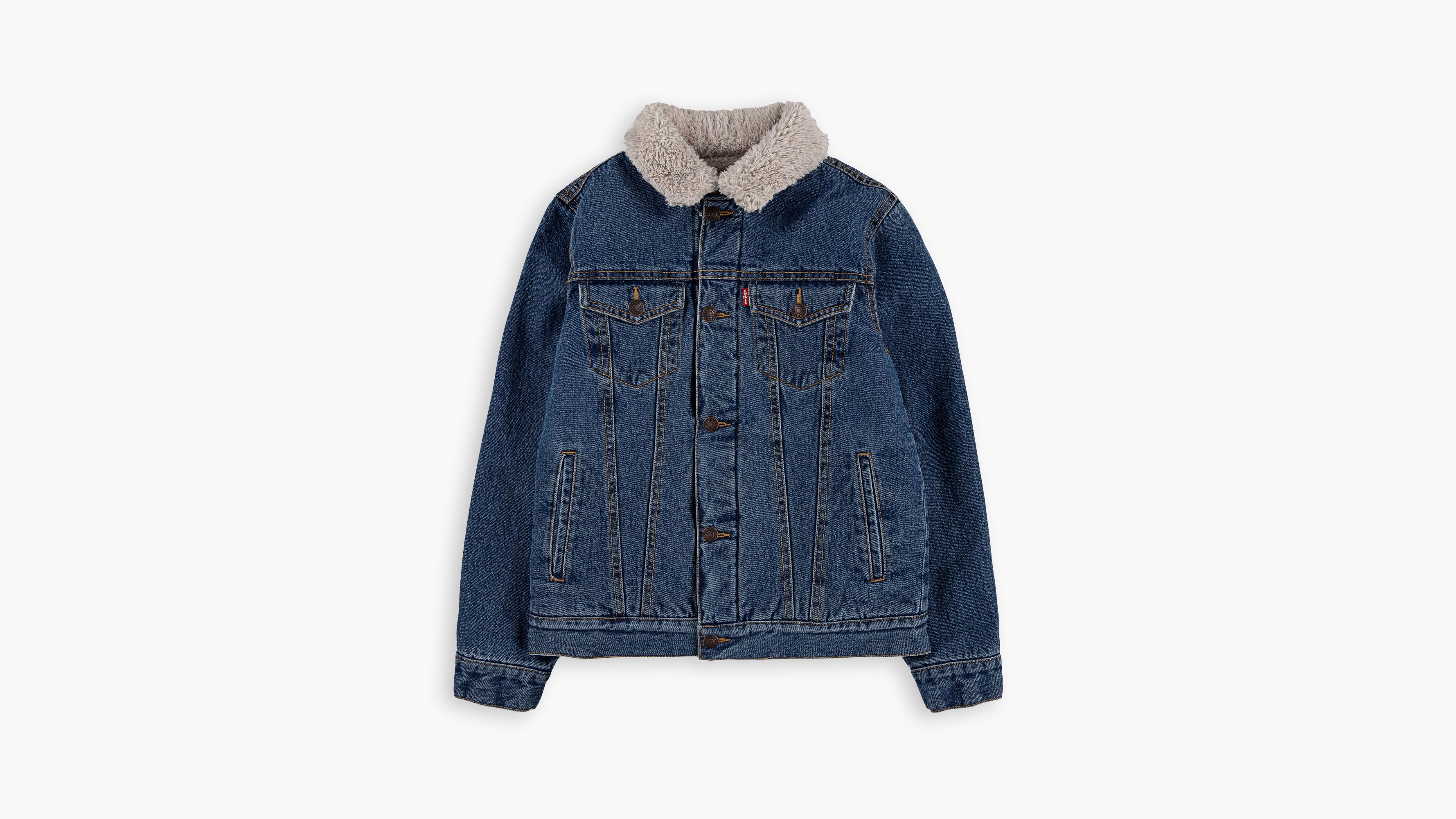 Sherpa Trucker Jacket Little Boys 4-7X 1