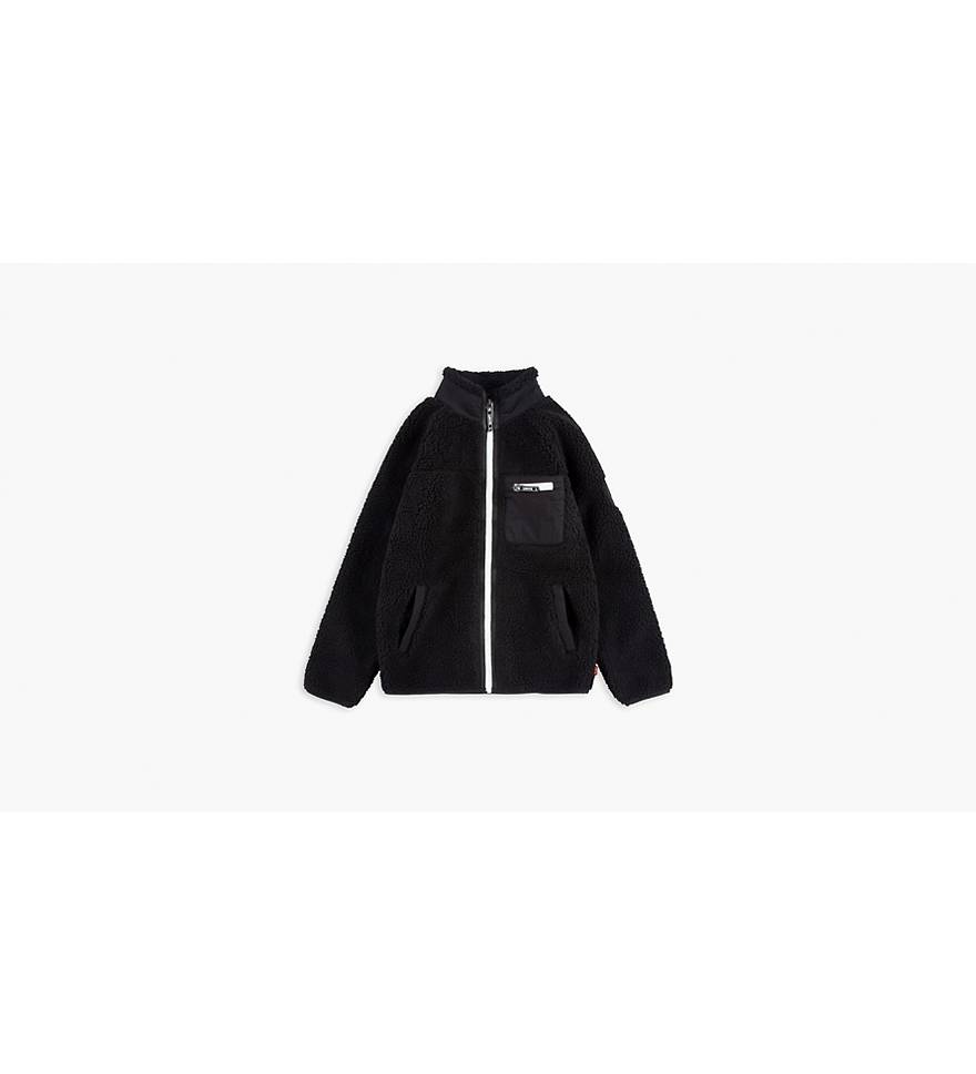 Big Boys S-xl Sherpa Fleece Jacket - Black | Levi's® US