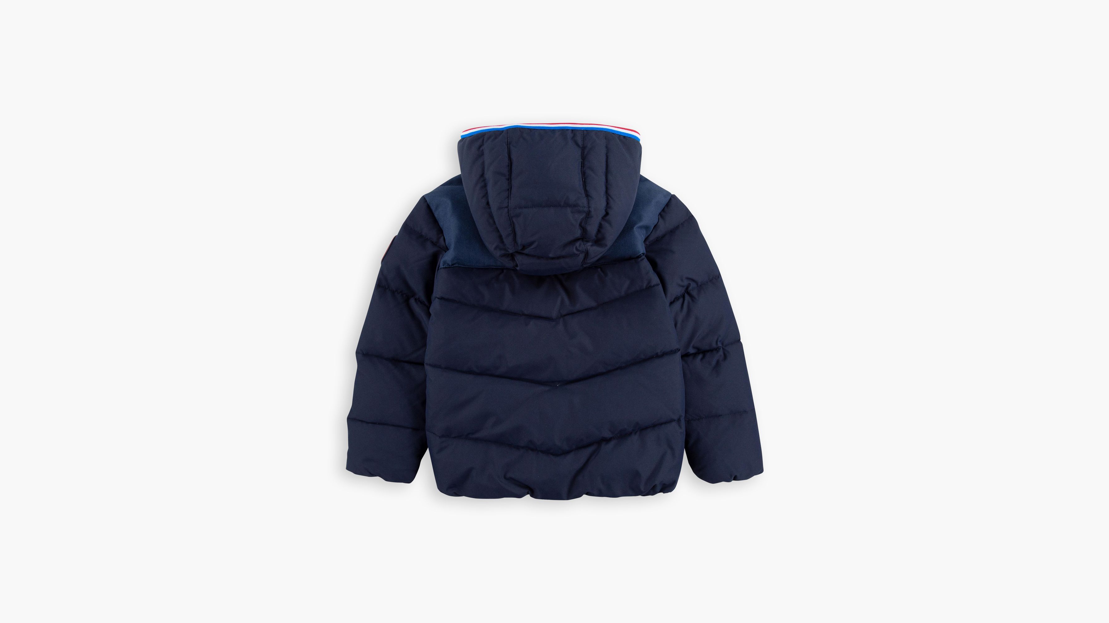 Little Boys 47 Mixed Media Puffer Jacket Blue Levi's® US