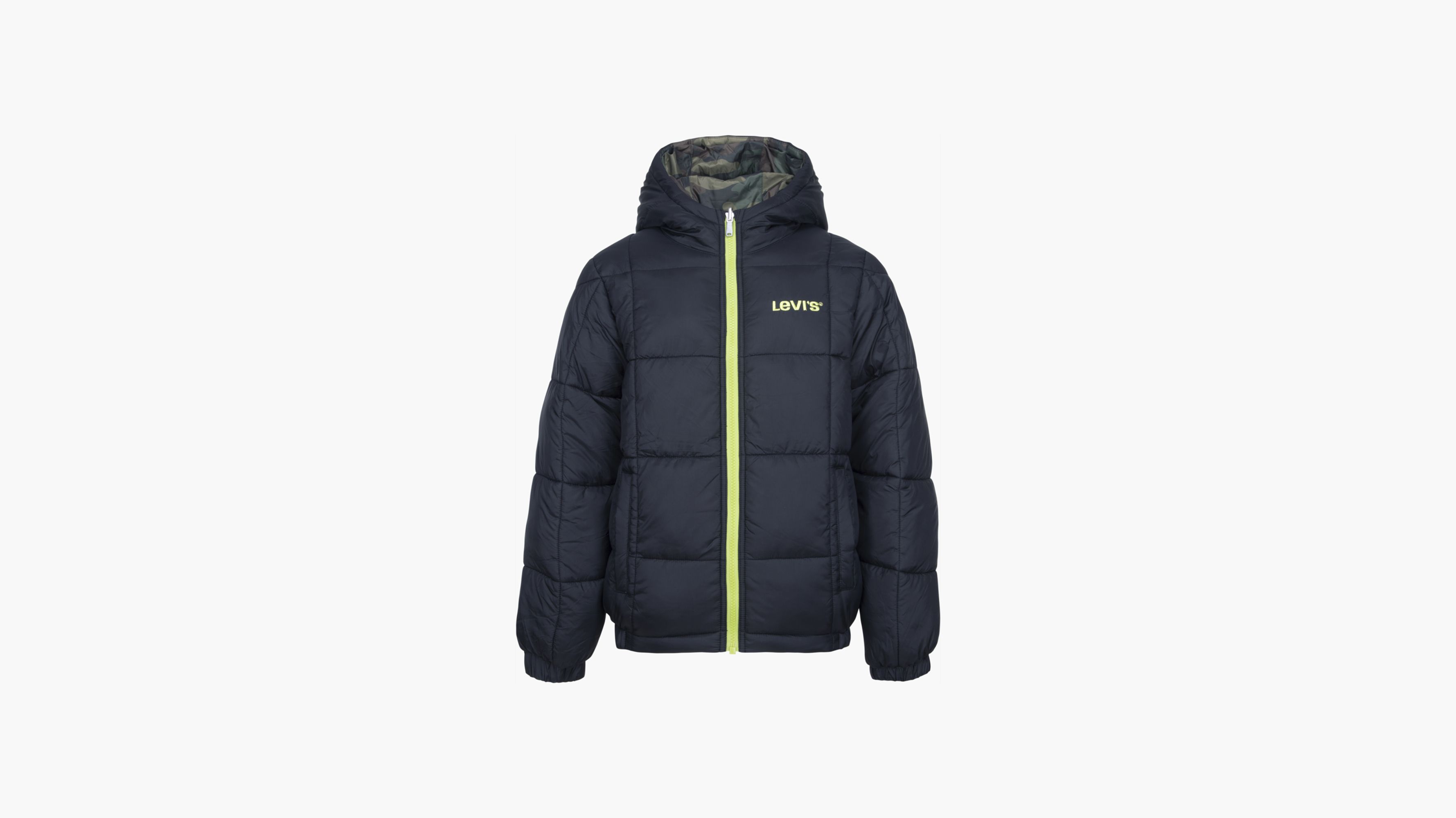 Reversible Fleece-Lined Nylon Jacket W/Hood - 8264 - Doughboys Surplus