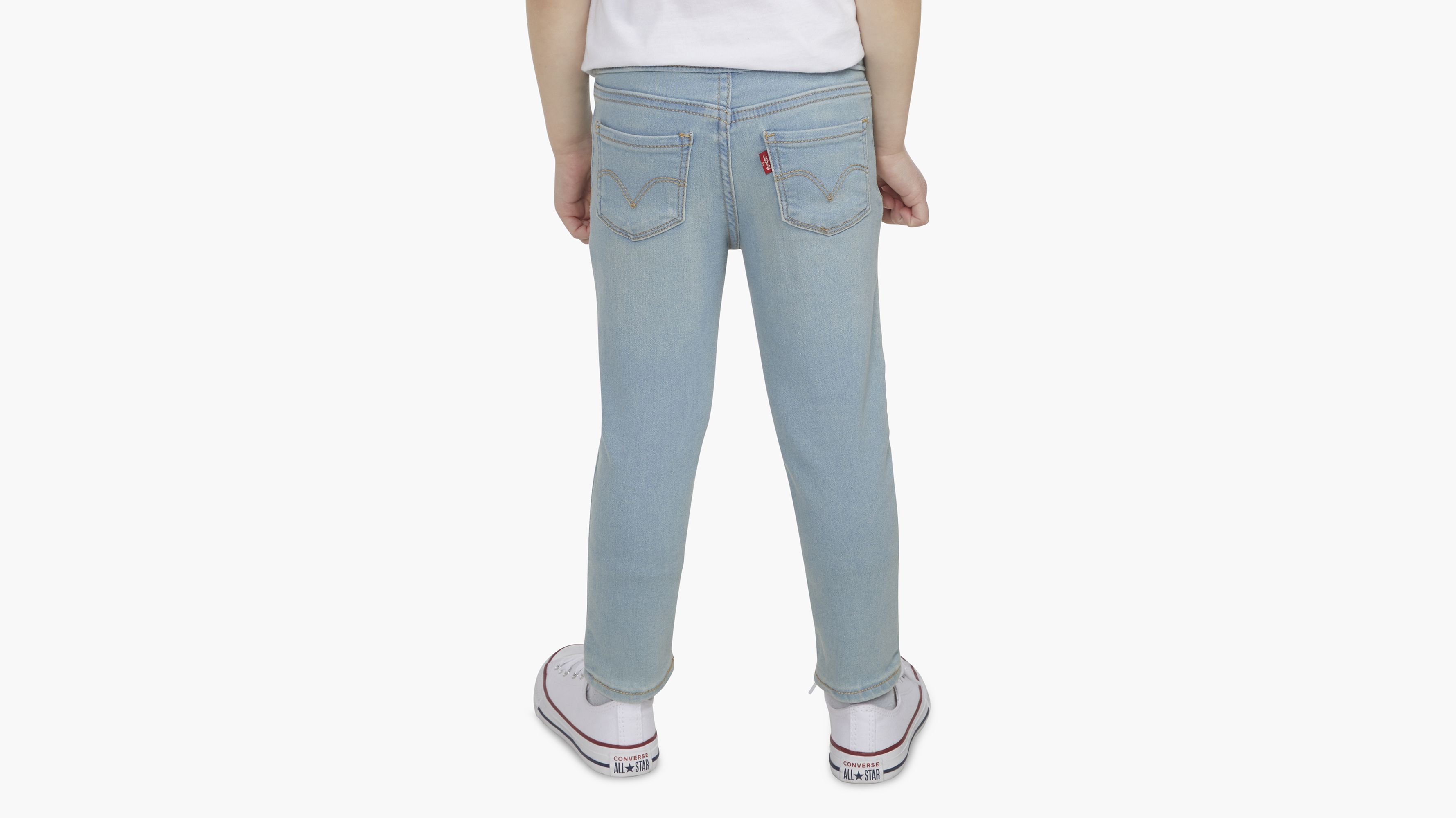 Levi's® Girls' Pull-on Mid-rise Jeggings - Sweetwater Medium Wash 4 : Target