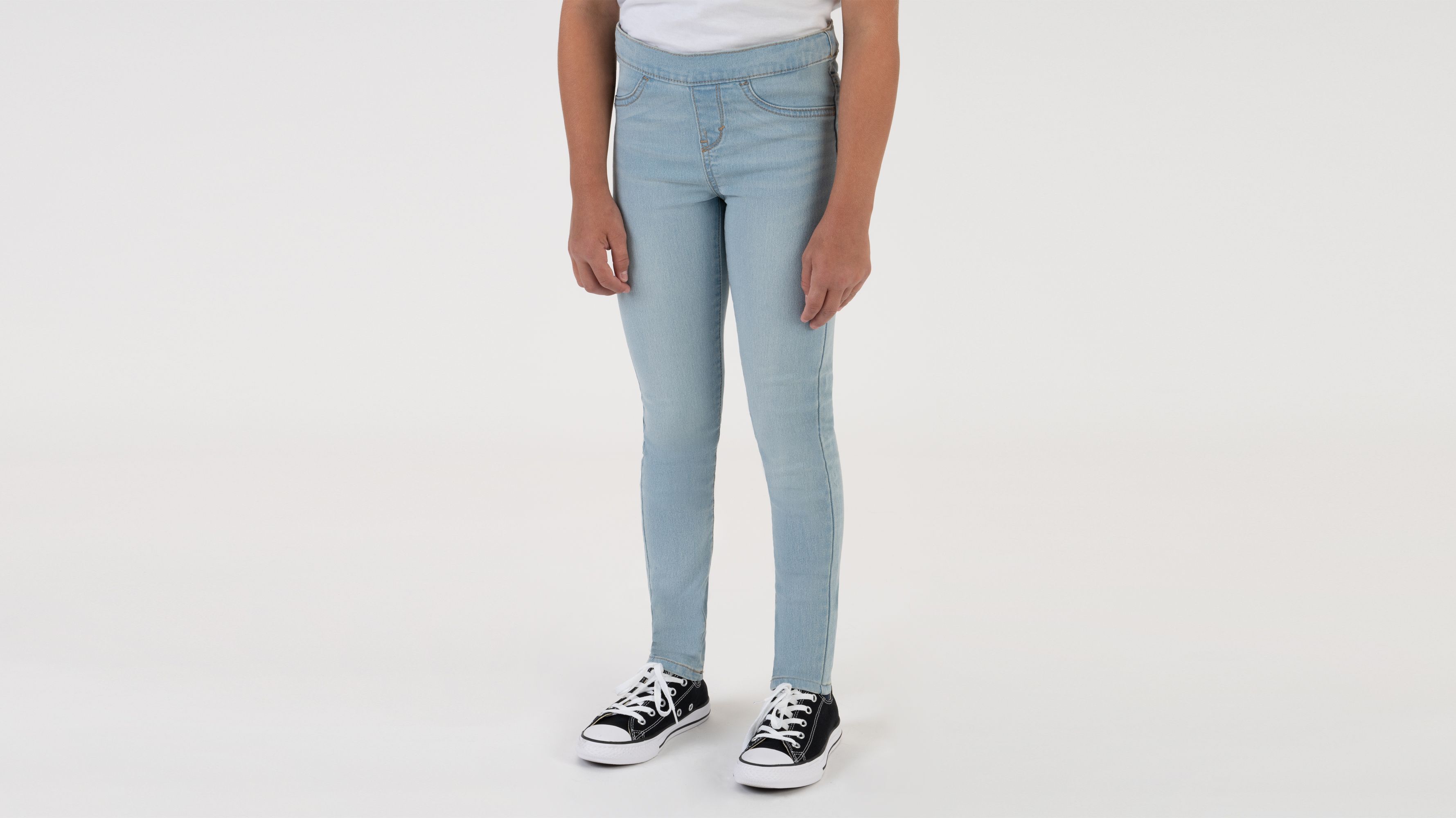 Levi's Girls Pull On Denim Jeggings - Black