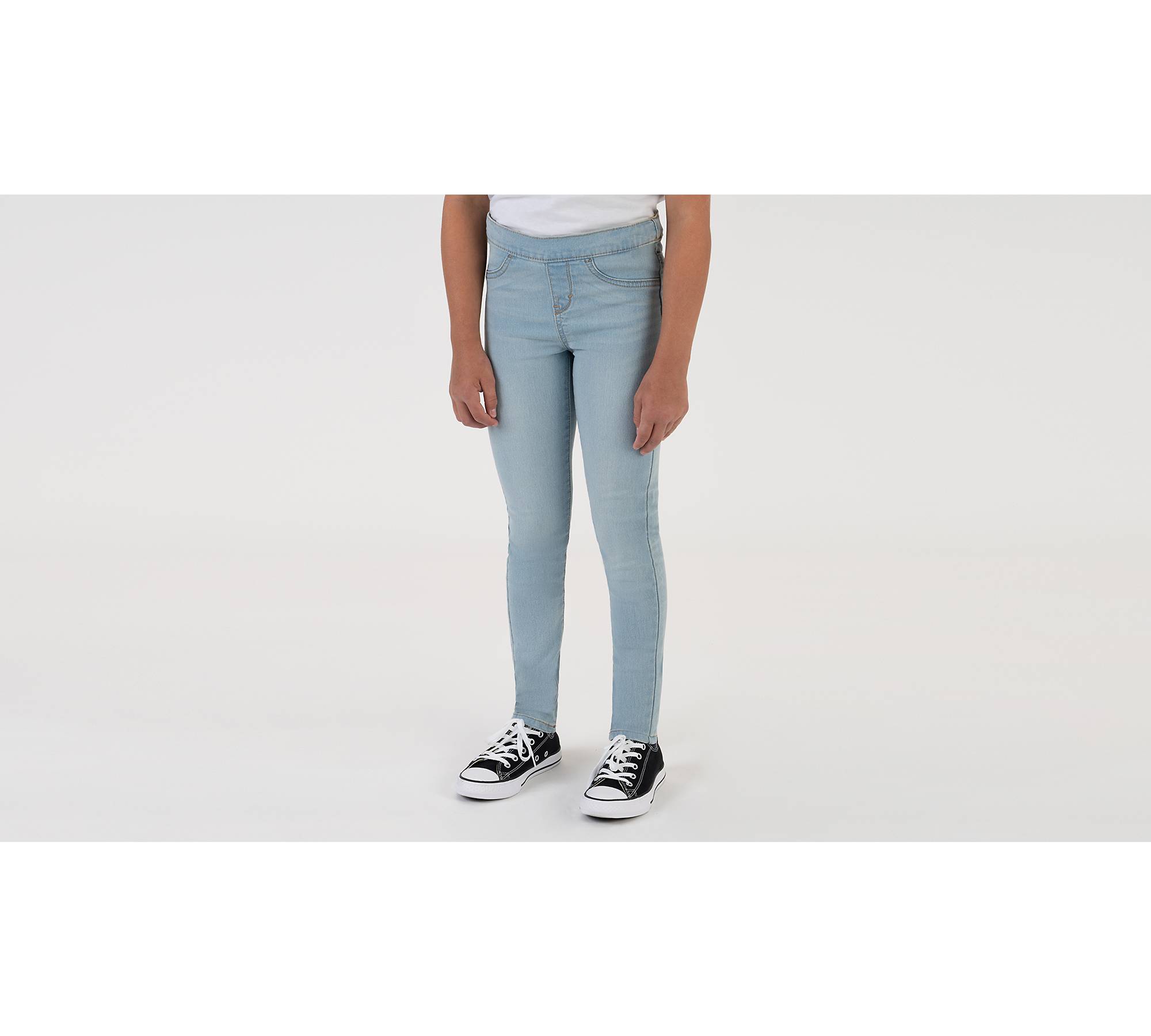 Kids Girls Stretchy Denim Jeans Jeggings Pants Leggings Trousers 5