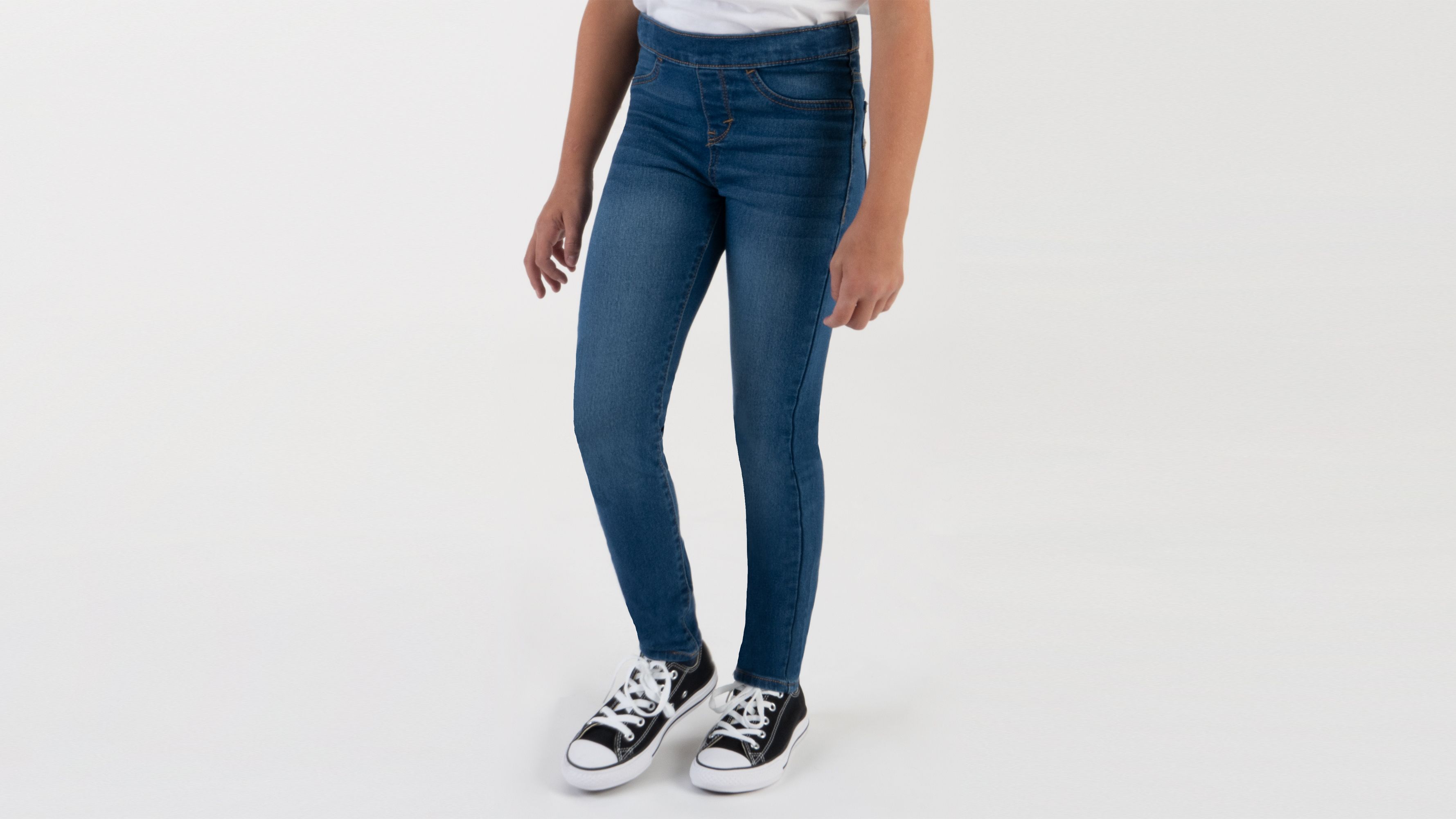 Levi's Little Girls Super Skinny Fit Pull On Jeggings, Girls 4-6x, Clothing & Accessories