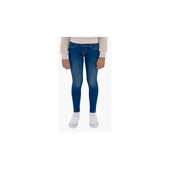 Kids Girls Stretchy Denim Jeans Jeggings Pants Leggings Trousers 5