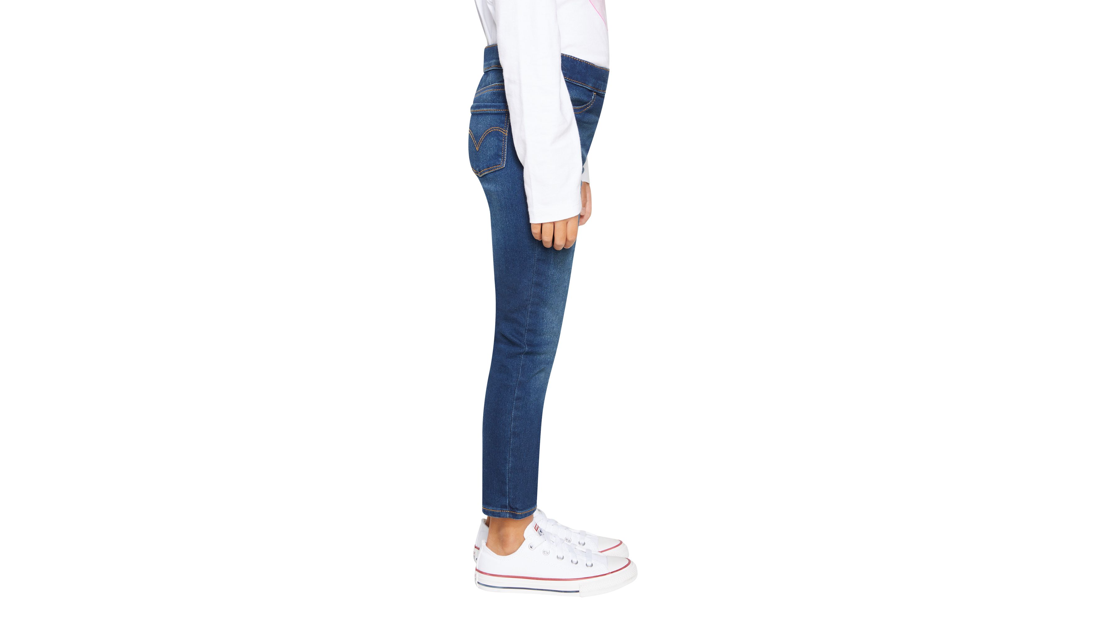 Levi's Pull On Jeggings Little Girls 4-6x 4 In Mandolin