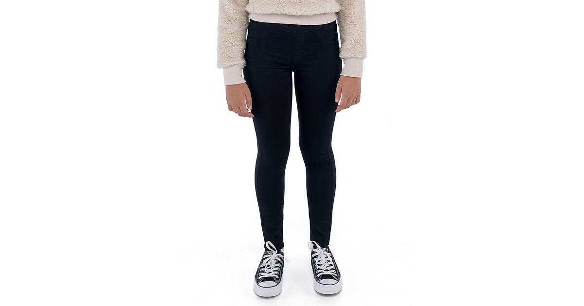 Juicy Couture Girls 7-16 Ombre Pull-on Stretch Leggings - 8/10 / Black