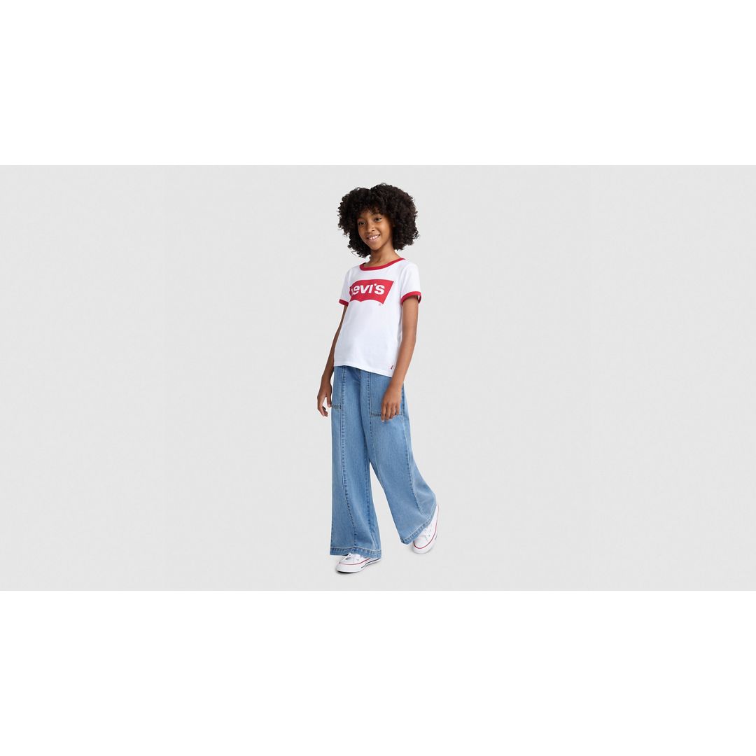 Levi's Levis Pull-on '94 Baggy Wide Leg Big Girls S-xl Jeans M In Blue